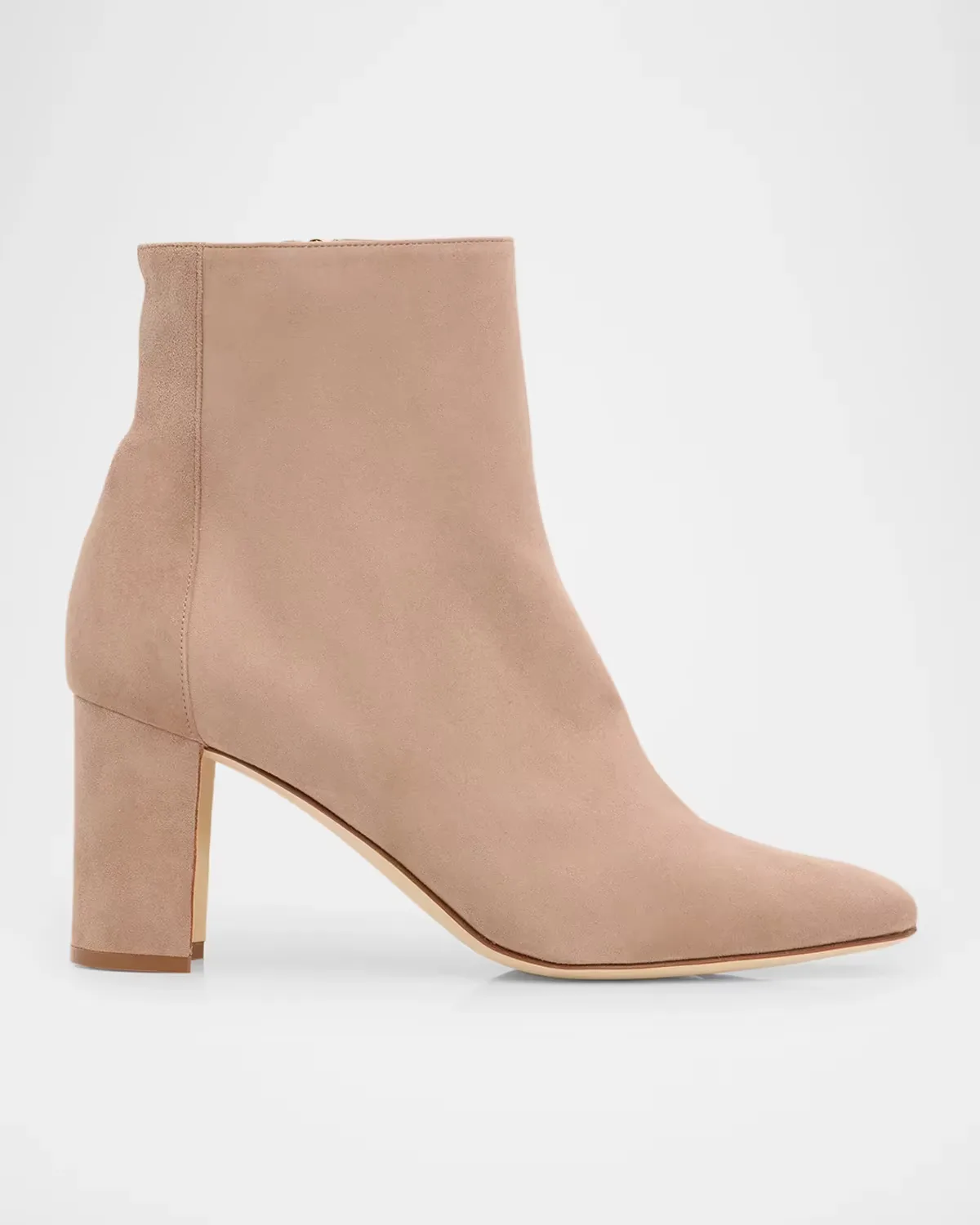 70mm Rosie Samba Suede Ankle Boots by Manolo Blahnik