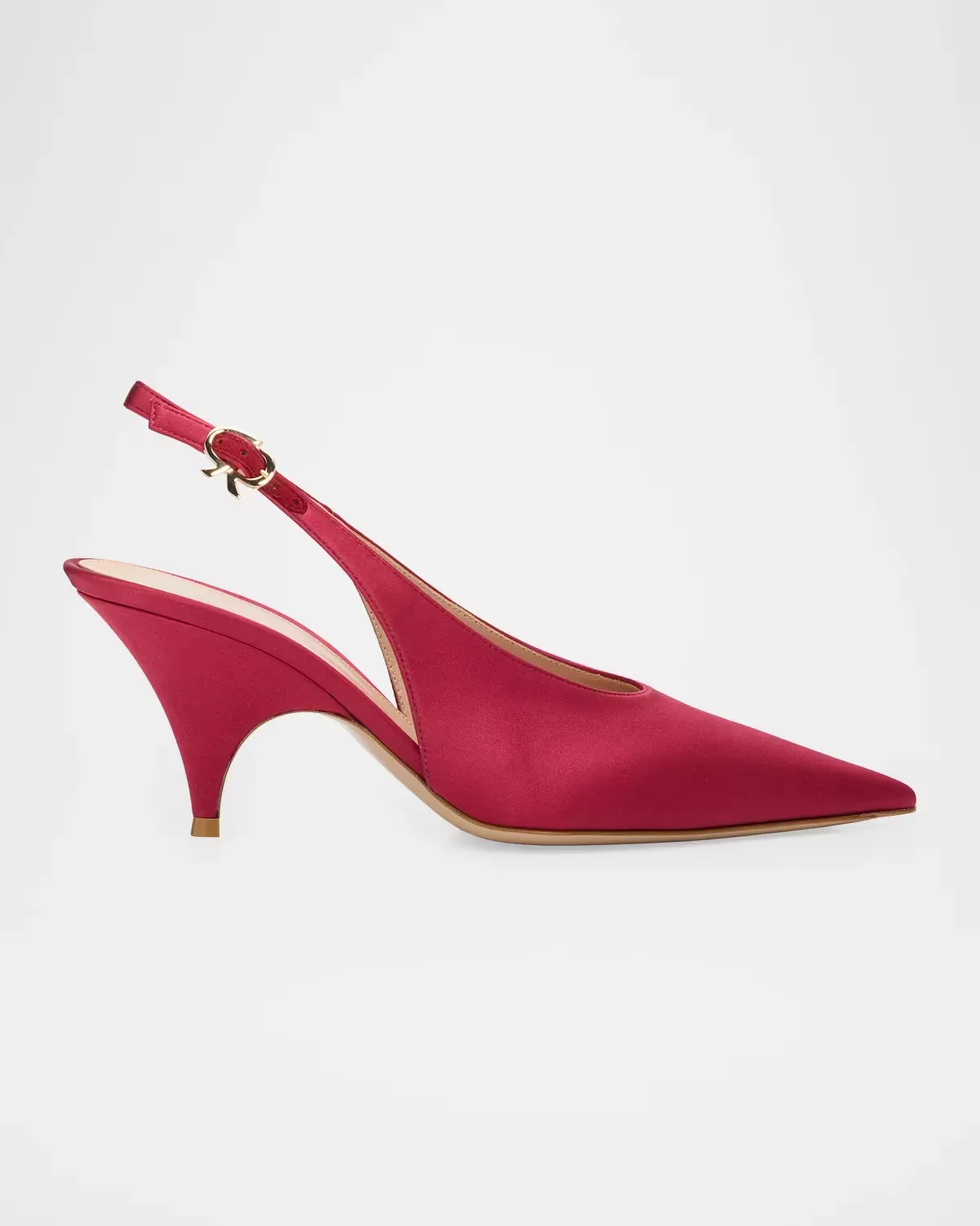 70mm Sofia Satin Slingback Pumps