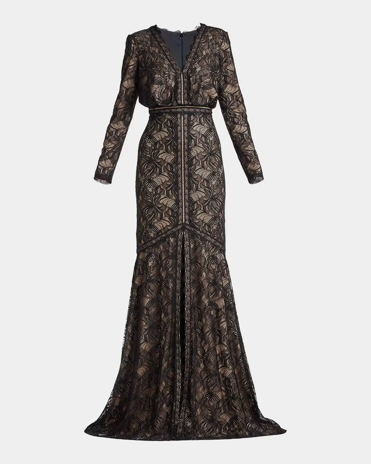 Floral Lace Gown by Tadashi