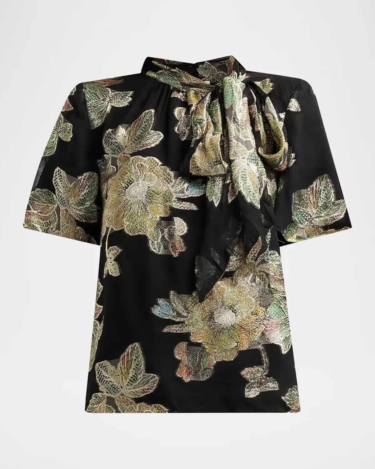 Balinda Floral-Embroidered Top by Ramy Brook