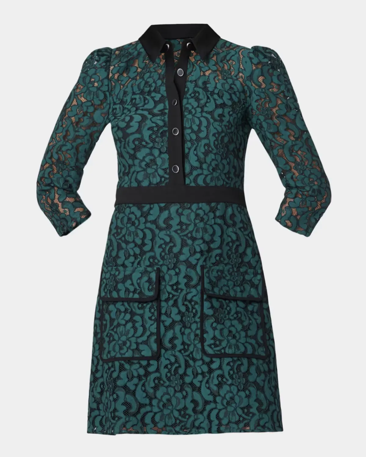 Tracey Corded Lace Mini Dress by Shoshanna