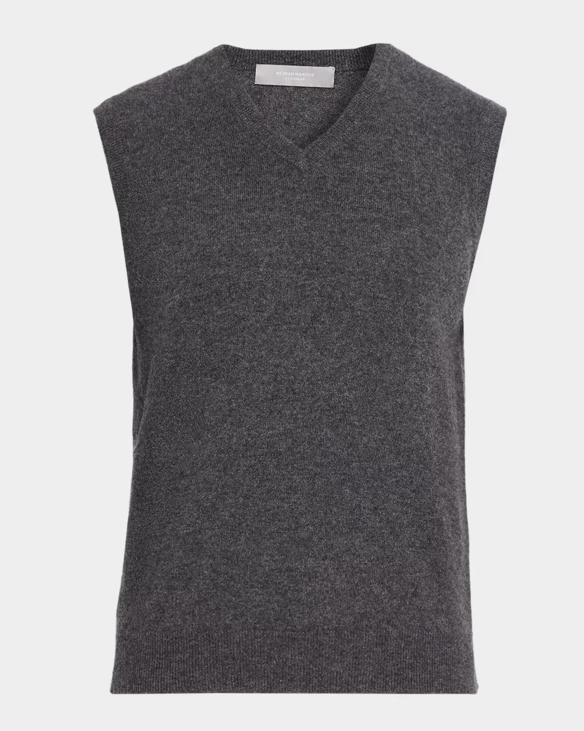 Cashmere Jersey Knit Vest by Neiman Marcus