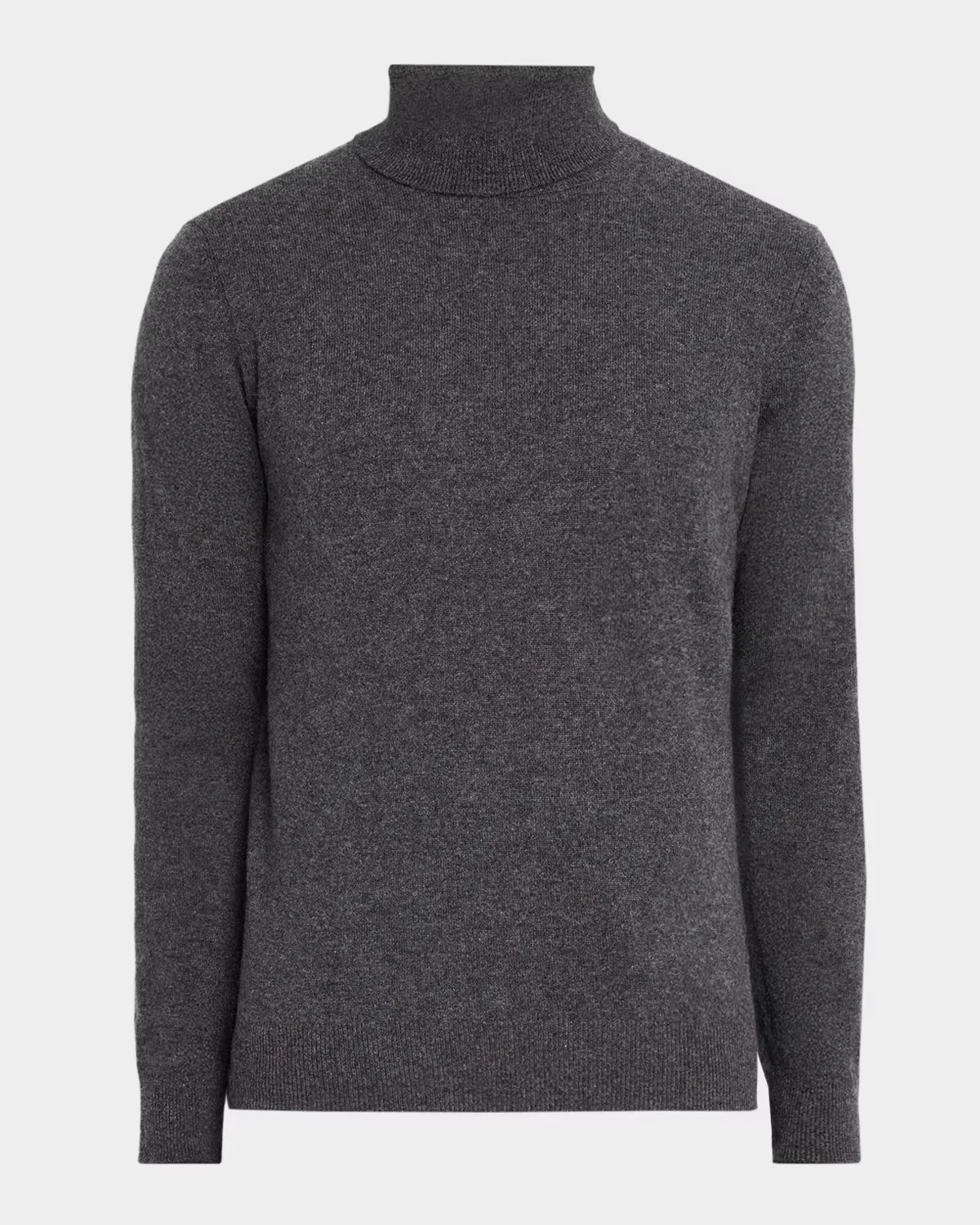 Cashmere Melange Turtleneck Sweater