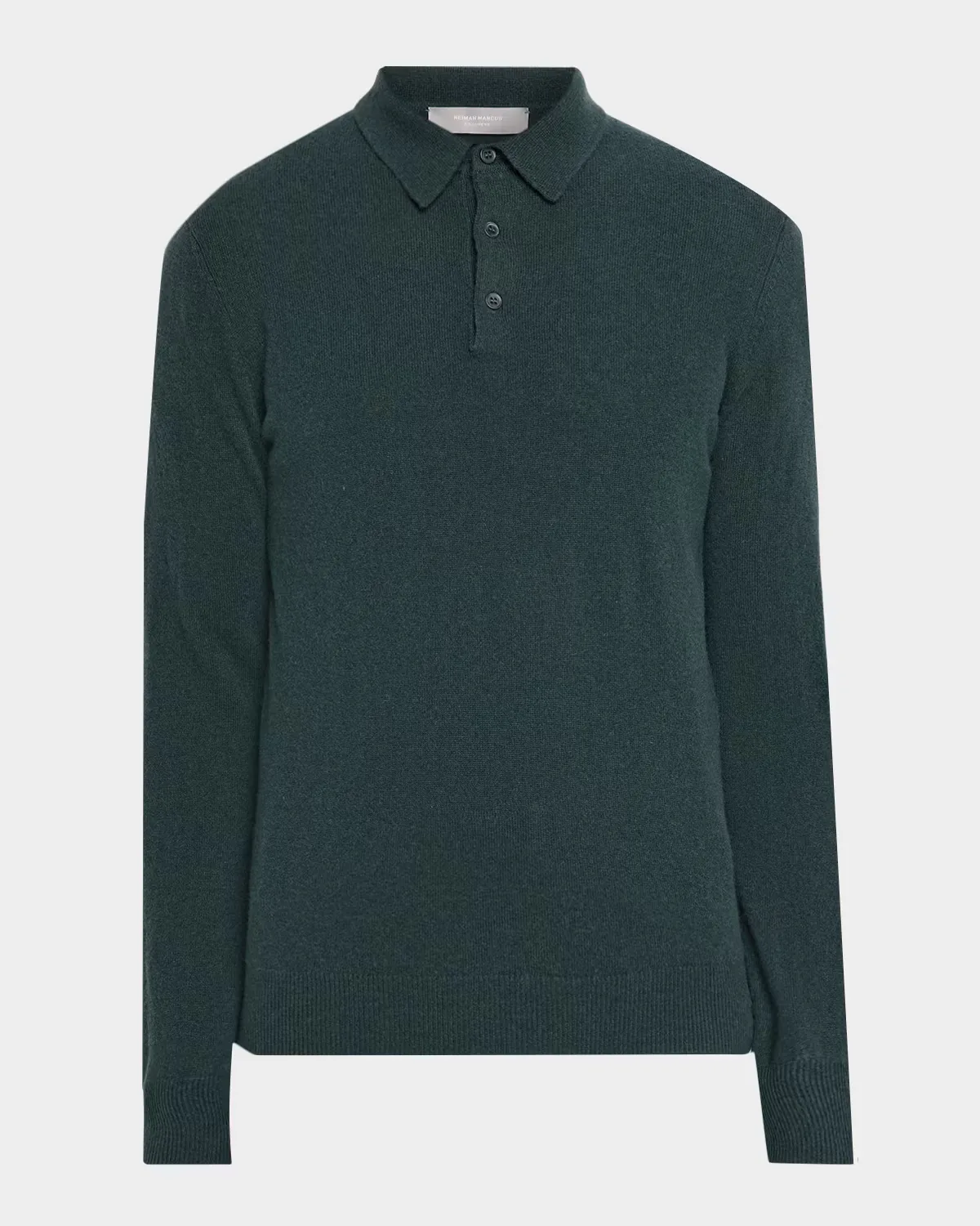 Cashmere Melange Polo Sweater by Neiman Marcus