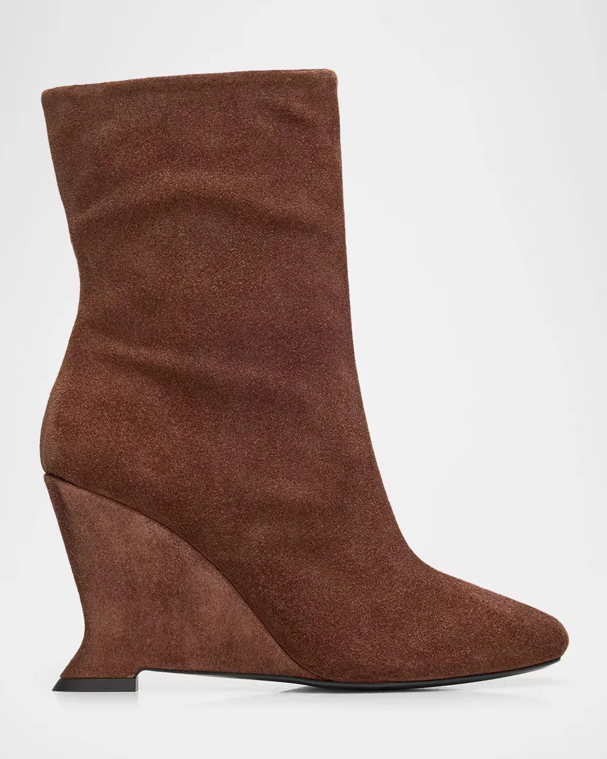 95mm Suede Ankle Boots by Balmain