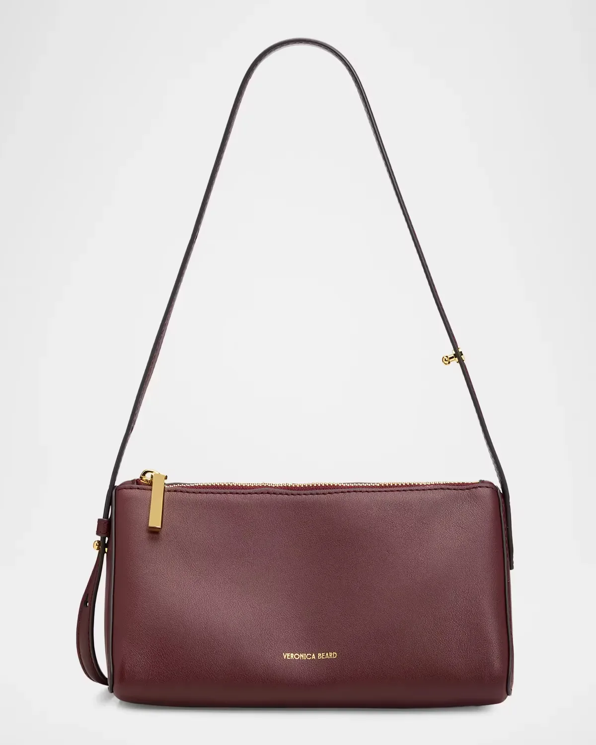 Prism Triangular Leather Shoulder Bag by Veronica Beard