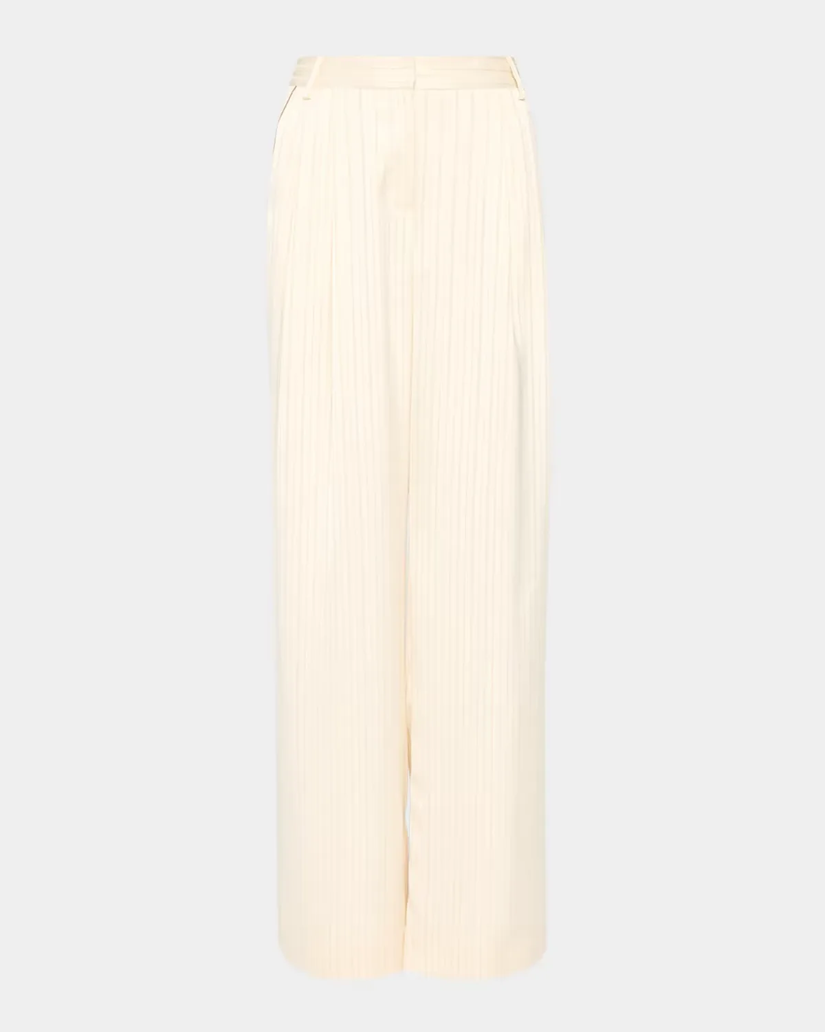 Jasmine Pinstriped Wide-Leg Trousers by Ramy Brook