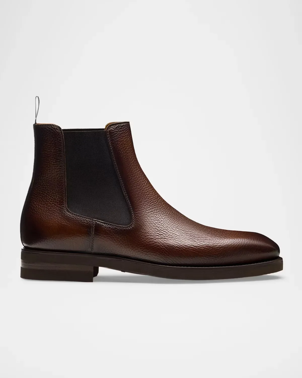 Lonny Grained Leather Chelsea Boots by Magnanni
