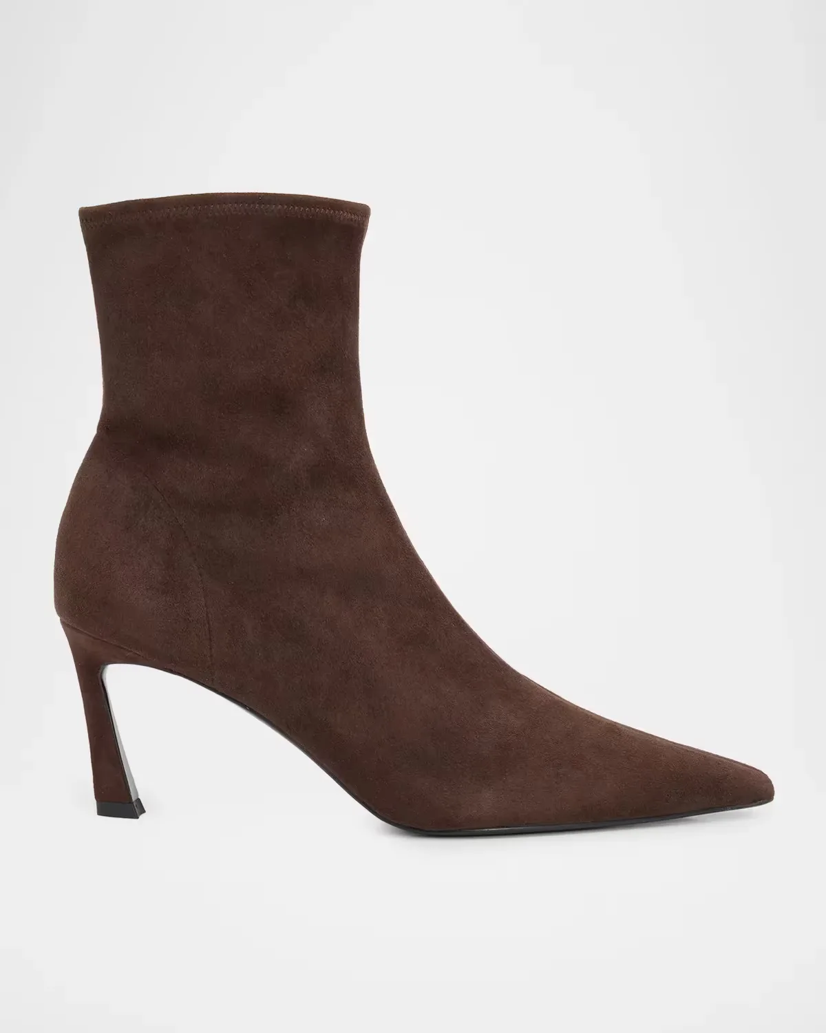 95mm Kayla Stretch Suede Ankle Boots