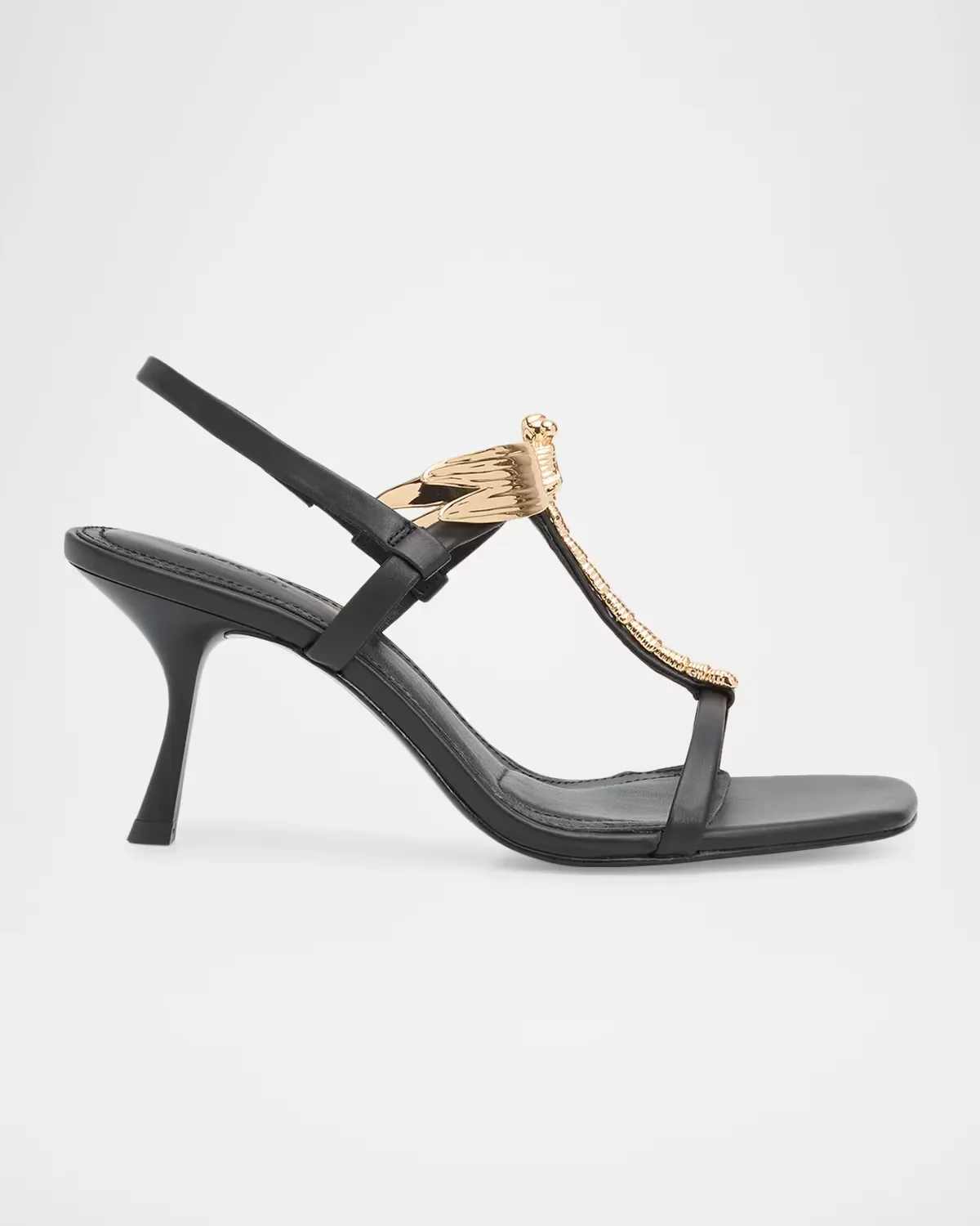 75mm Lula Dragonfly Leather Sandals