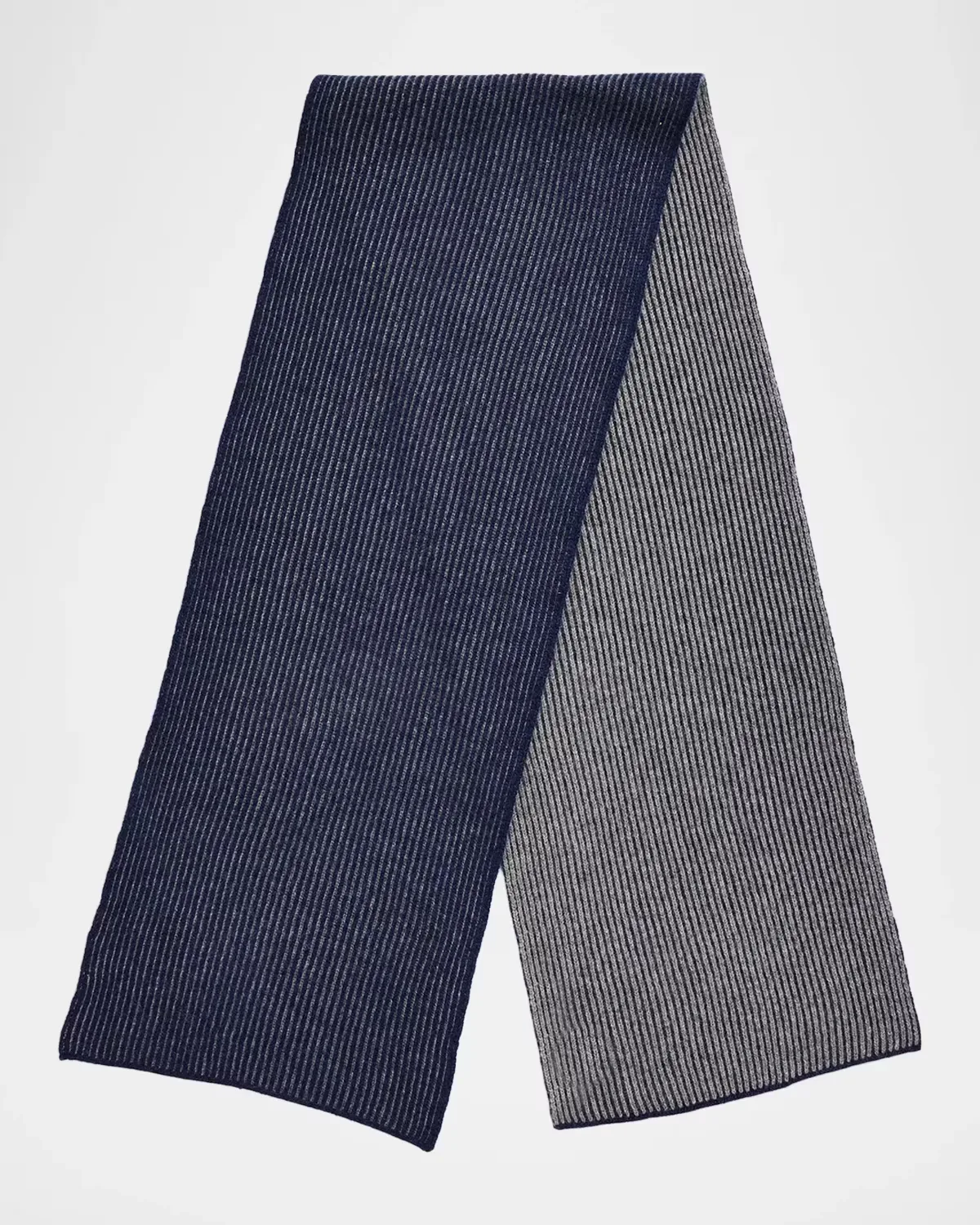 Vanise Cashmere Ribbed Scarf by Brunello Cucinelli