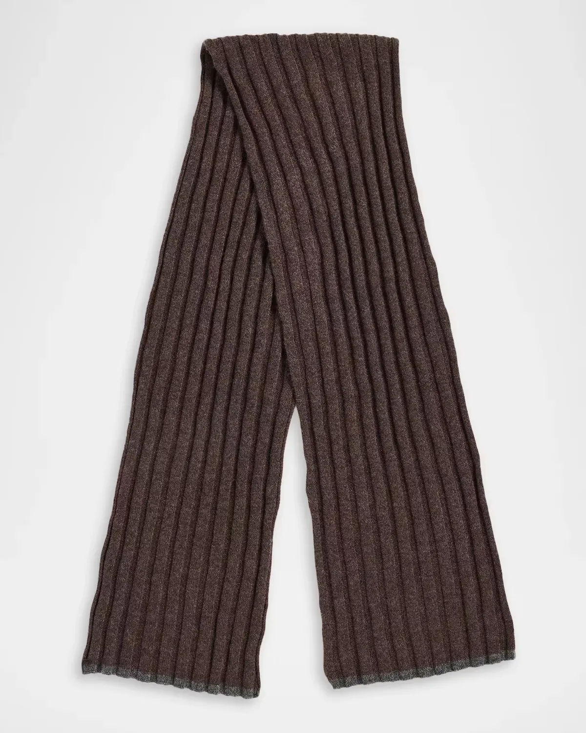 Cashmere Ribbed Scarf