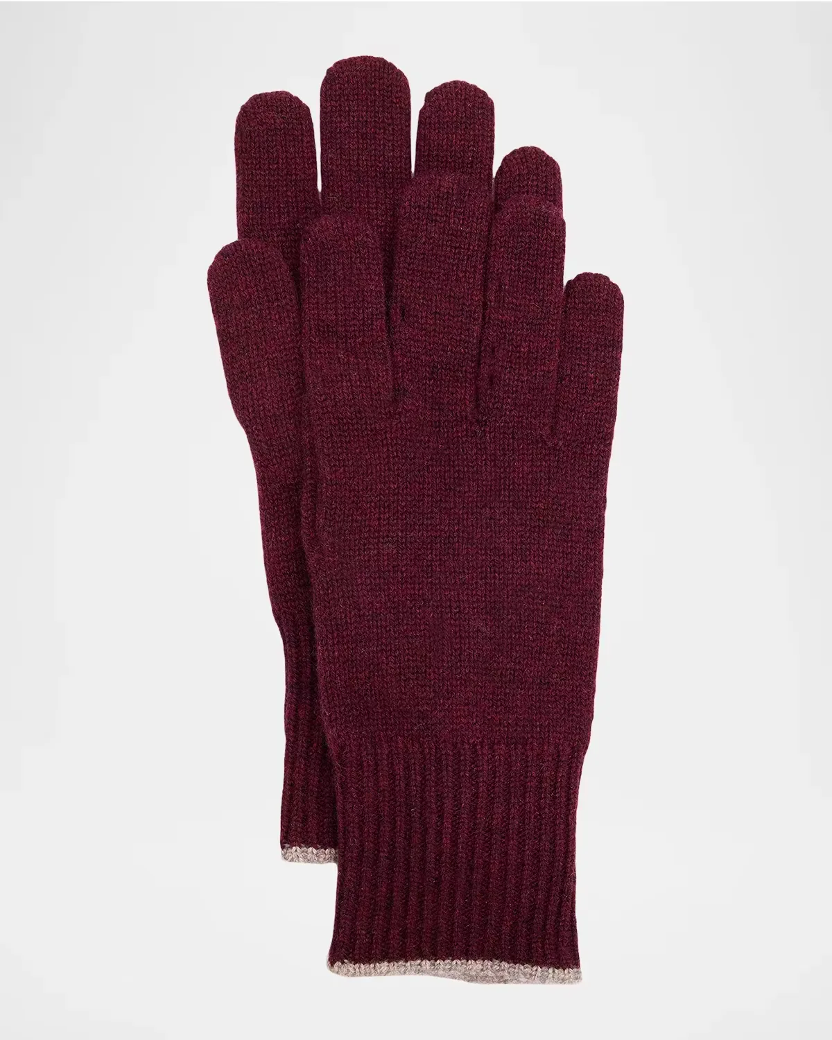 Cashmere Knit Gloves by Brunello Cucinelli