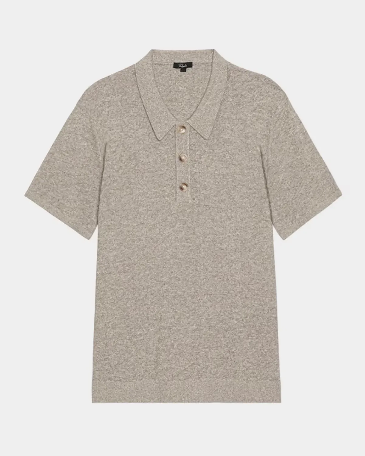 Linden Diamond Cotton Knit Polo Shirt by Rails