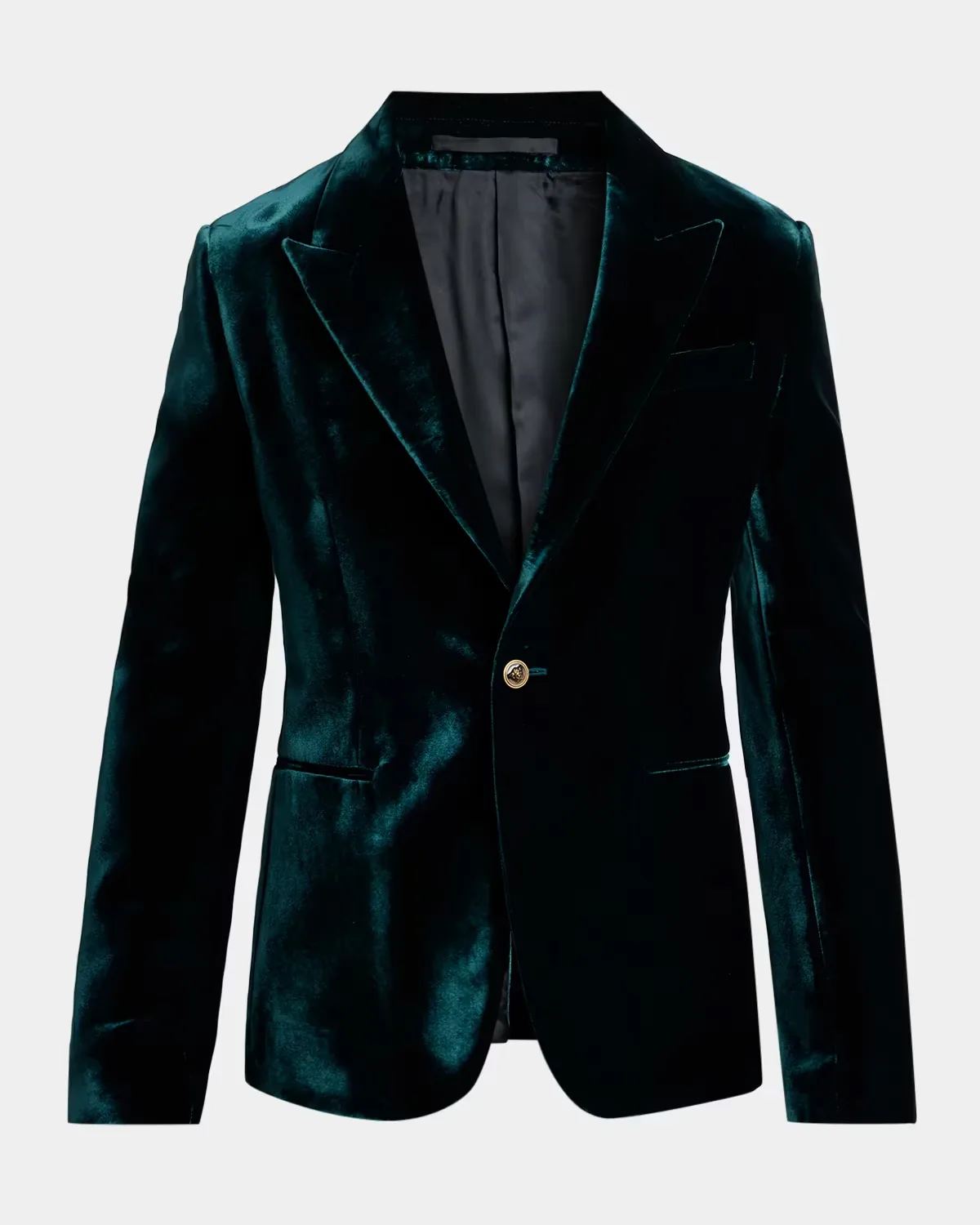 Peak Lapel Velvet Evening Jacket by Versace