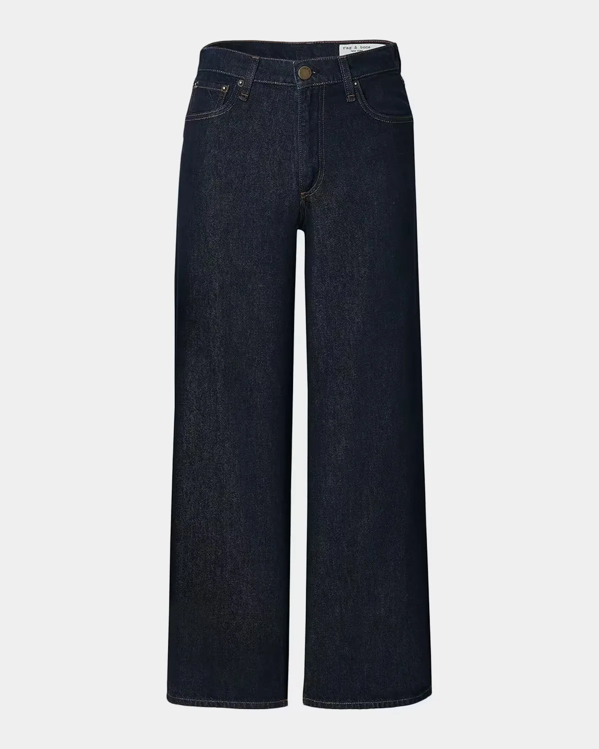 Featherweight Andi High-Rise Ankle Wide-Leg Jeans