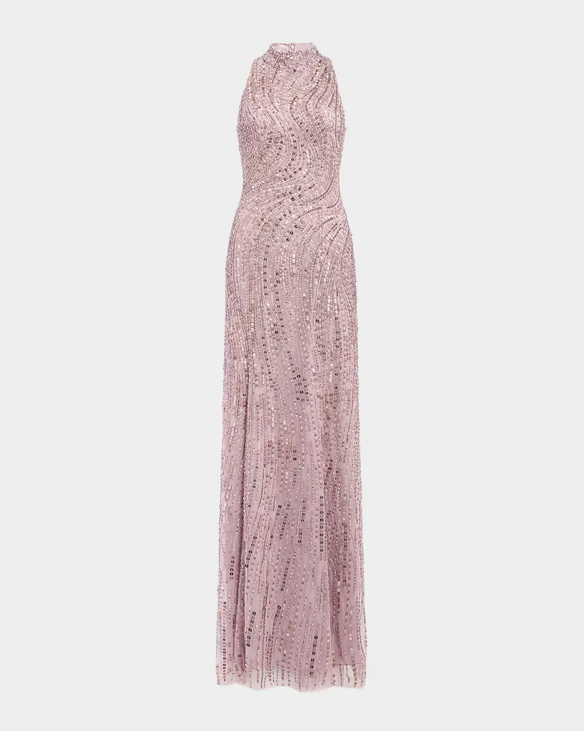 Cosmea Sequined Halter Gown by Jenny Packham