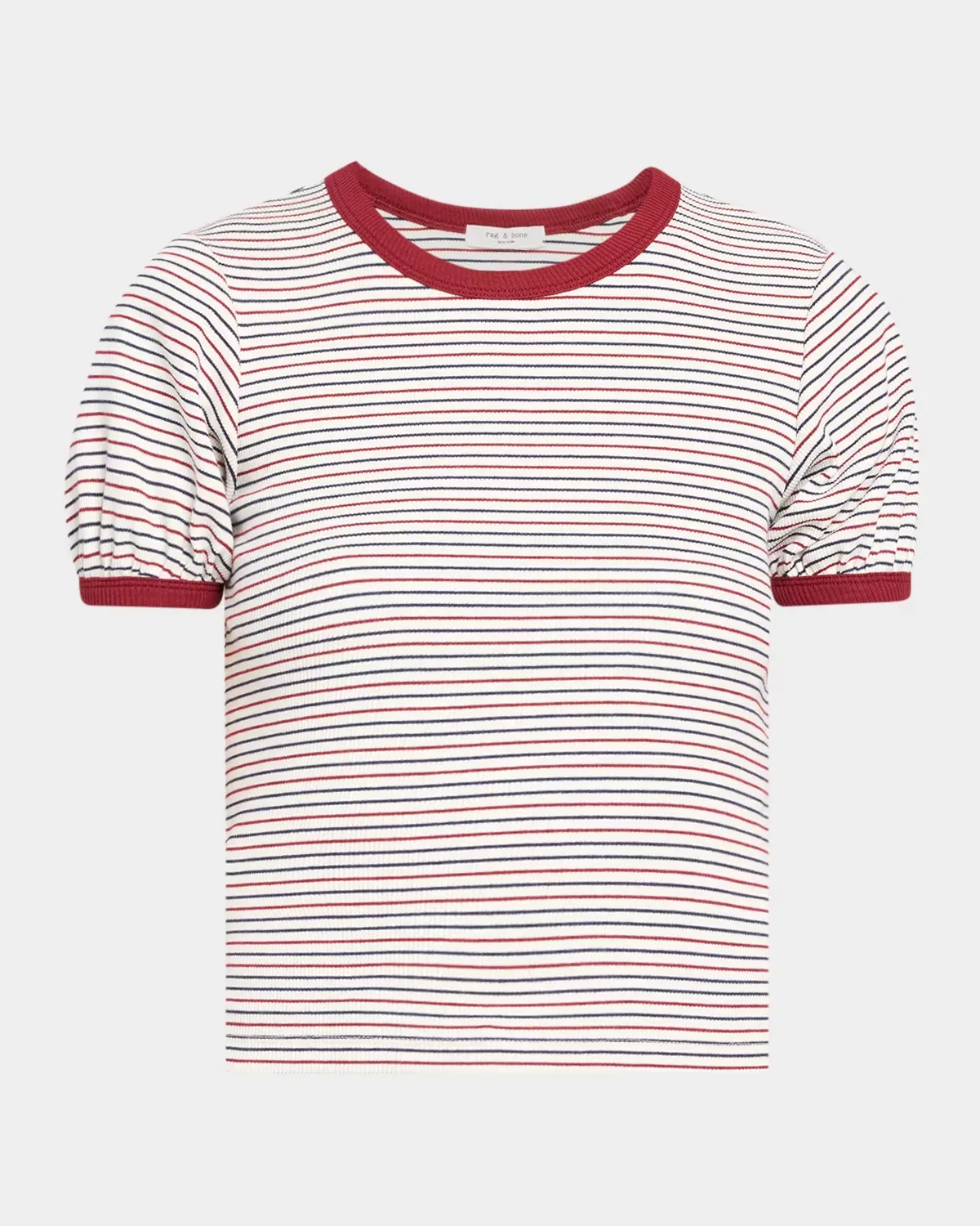The Essential Striped Pima Cotton T-Shirt by rag & bone