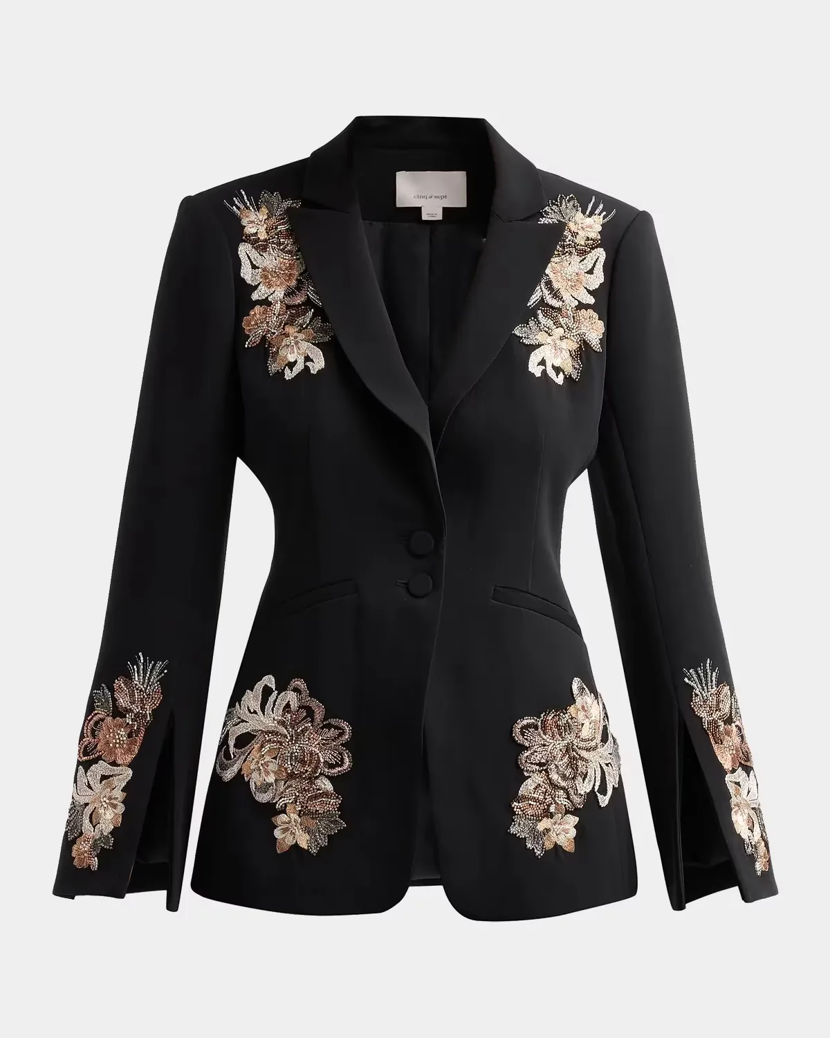 Isby Floral Border Blazer by Cinq  Sept