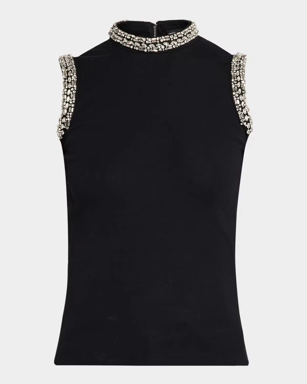 Lavinia Crystal-Embellished Mock-Neck Tank Top by Generation Love