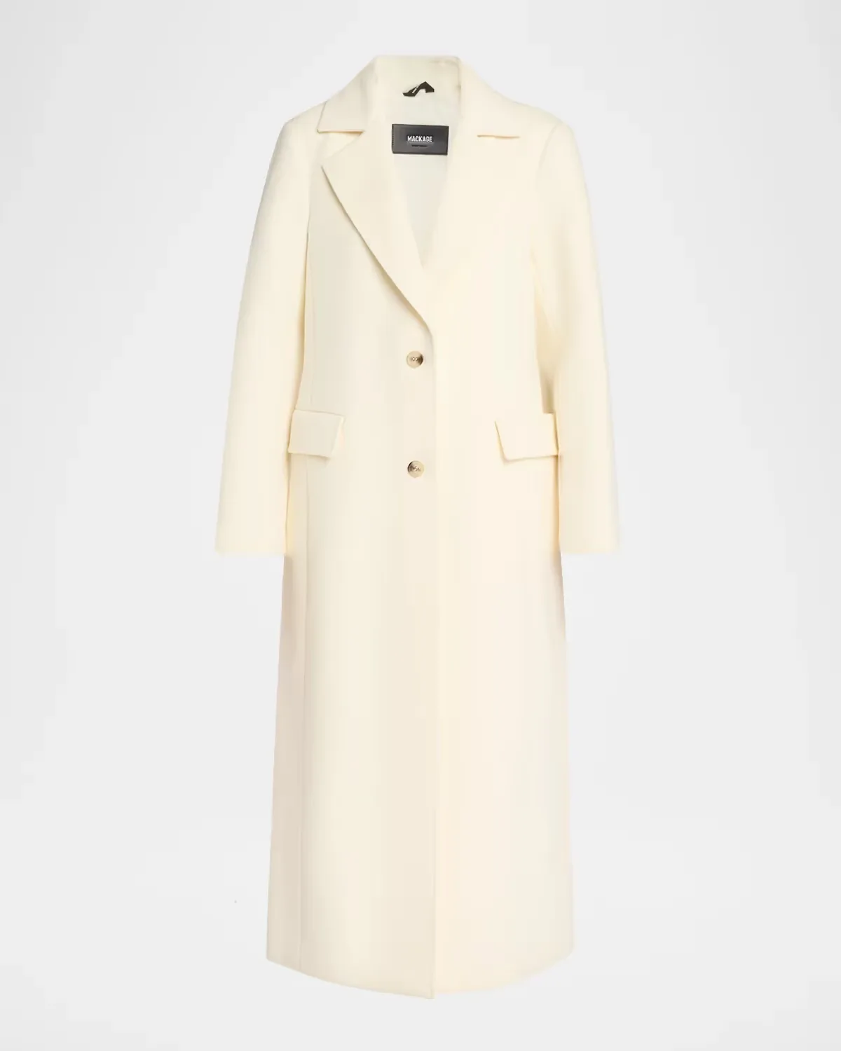 Corazon Semi-Fitted Wool Coat