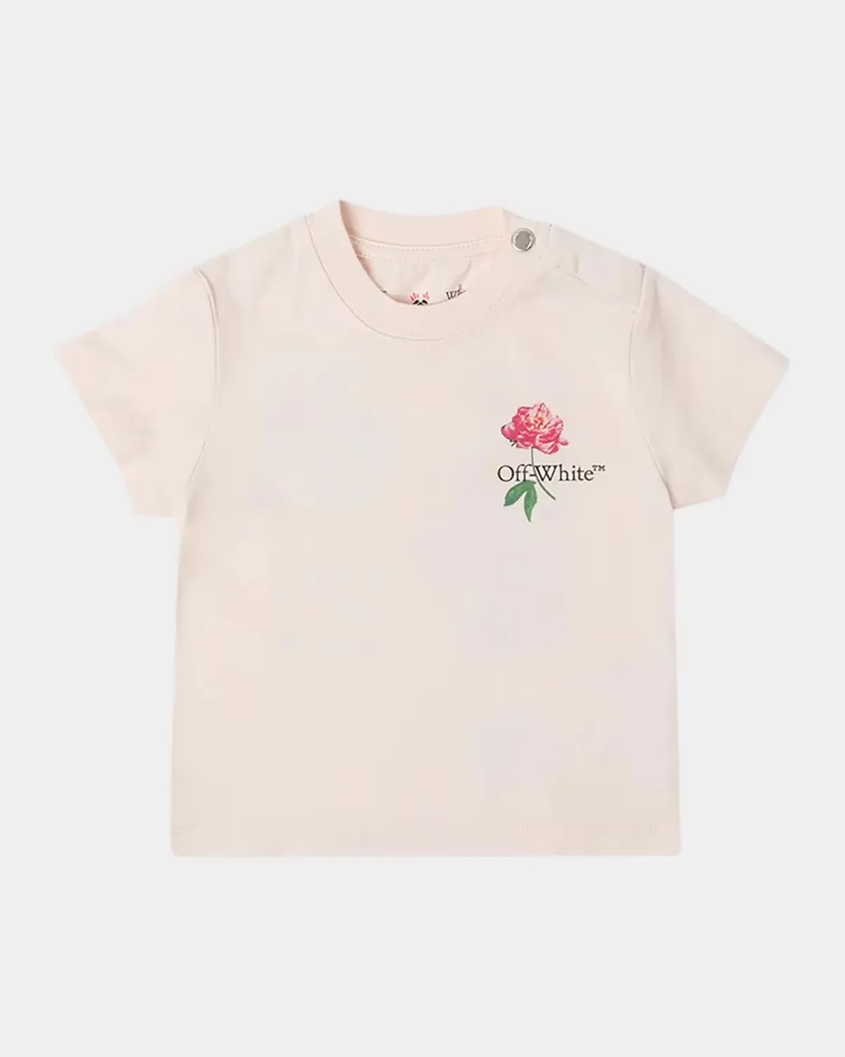 Arrow Flower Logo Cotton T-Shirt by Off-White