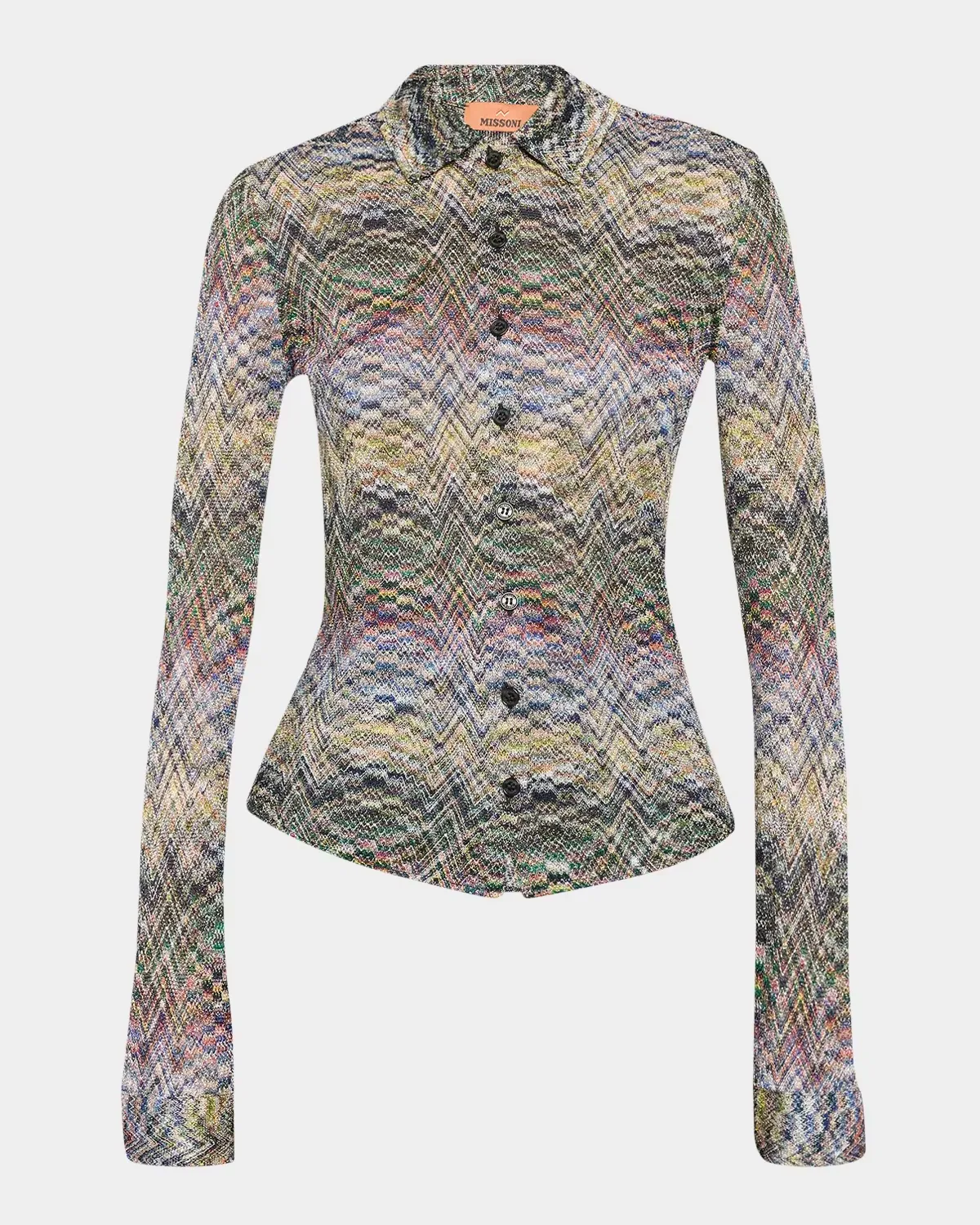 Zigzag Button-Front Shirt by Missoni