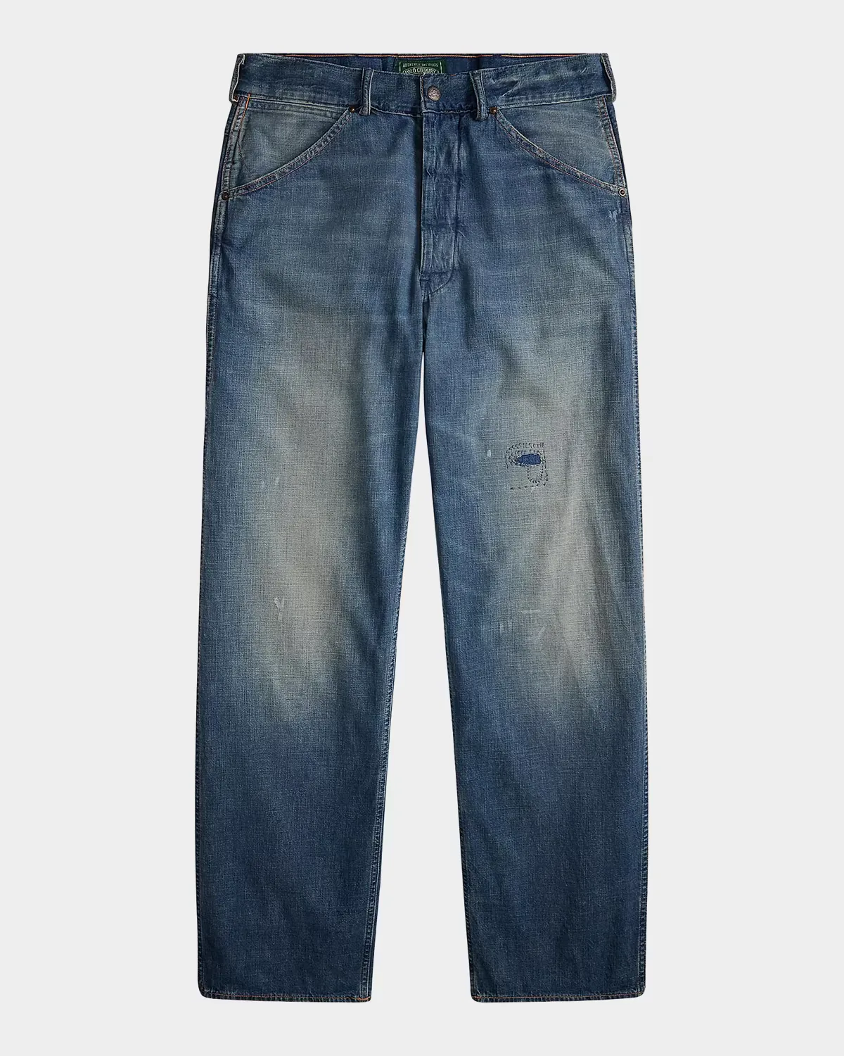 Faded Five-Pocket Jeans by Polo Ralph Lauren