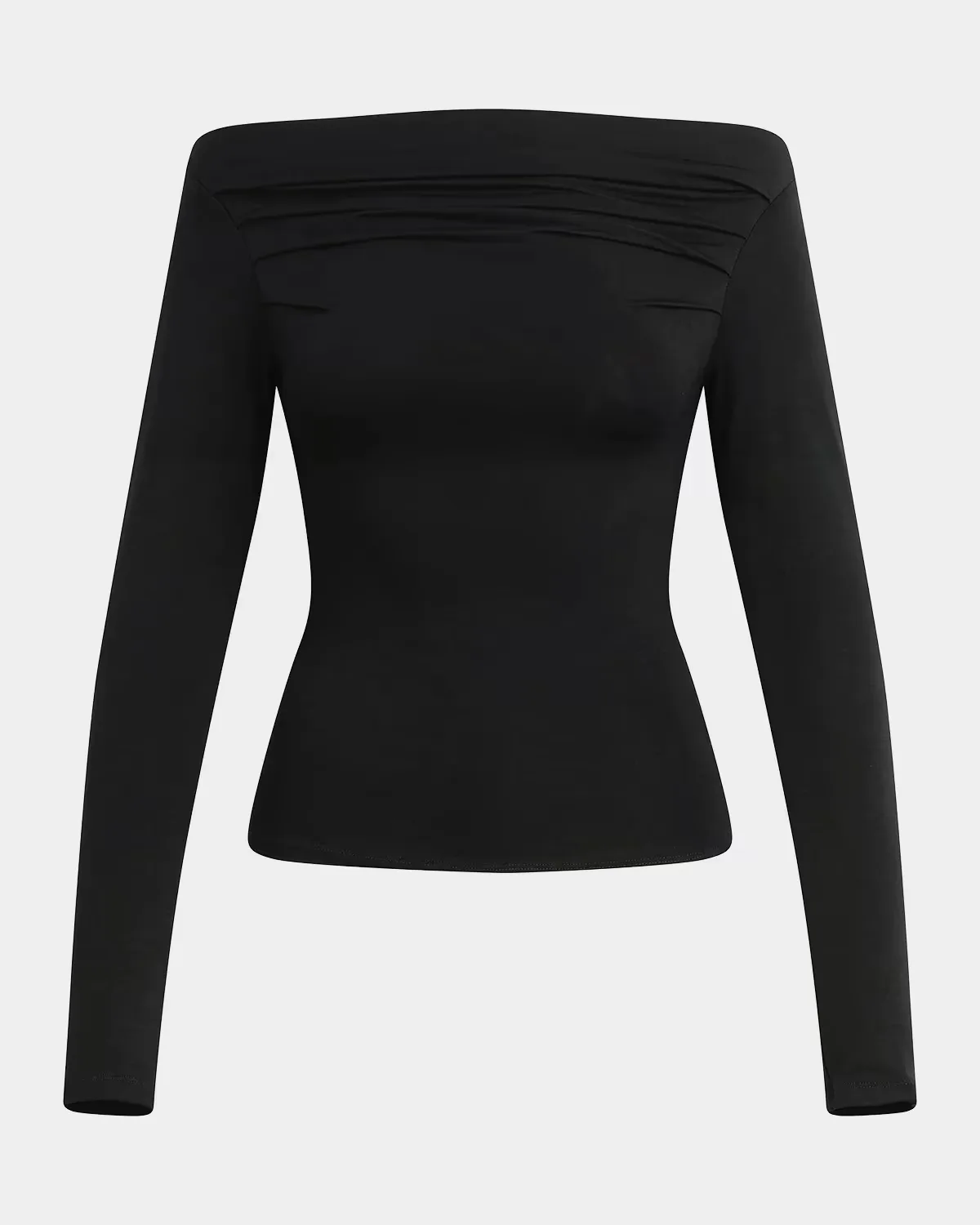 The Pleated Off-the-Shoulder Top by Joe & apos;s Jeans