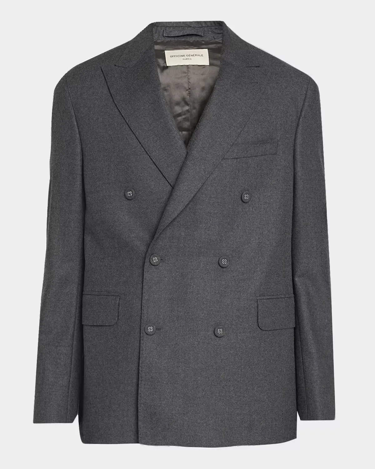 Wool Double-Breasted Sport Coat