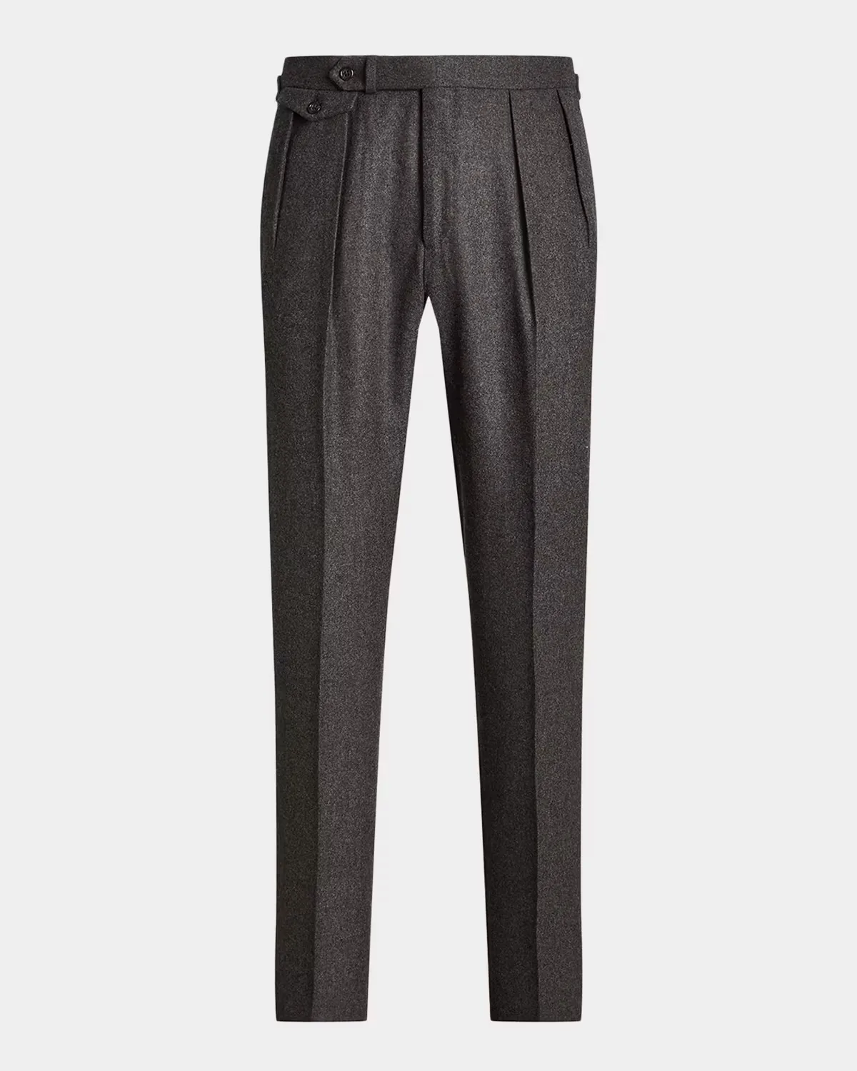 Pleated Wool Flannel Trousers by Polo Ralph Lauren