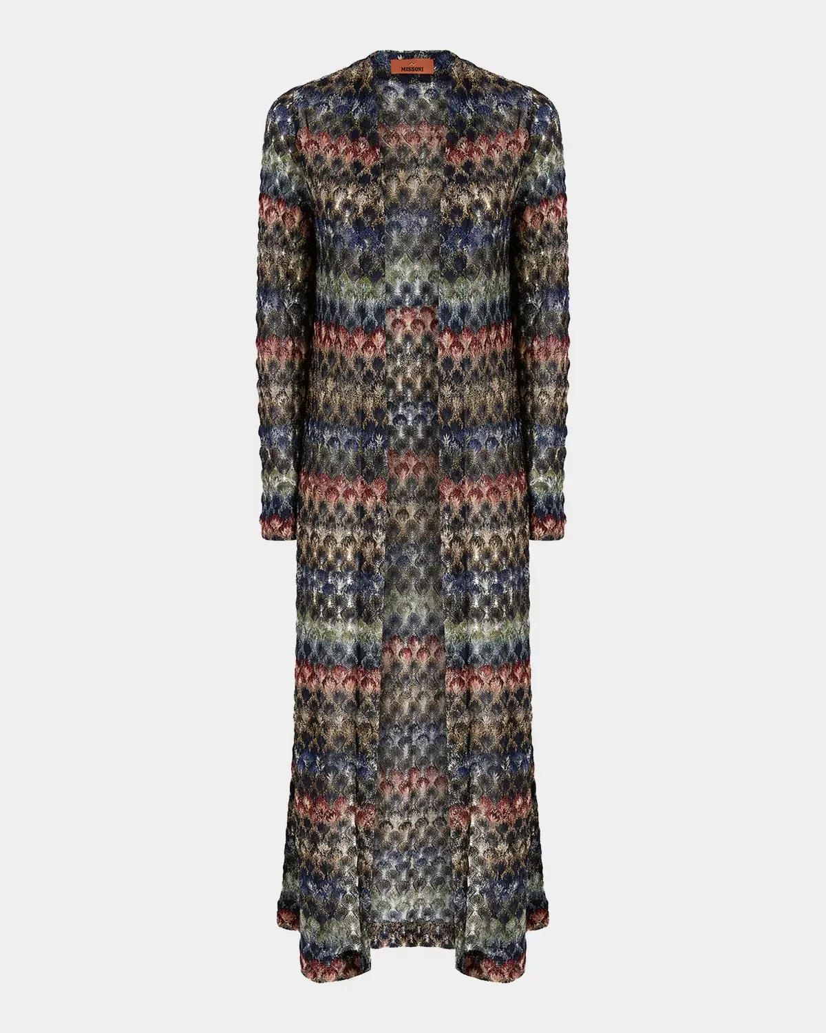 Chevron Long Cardigan by Missoni