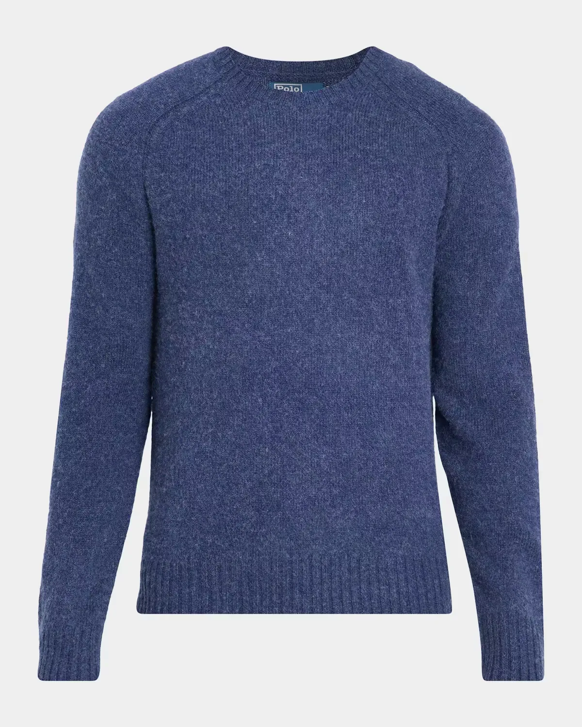 Wool and Cashmere Elbow-Patch Crewneck Sweater by Polo Ralph Lauren