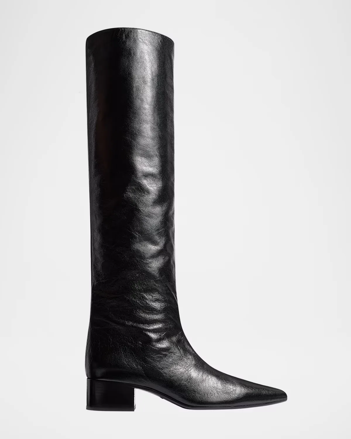 Andee Leather Knee Boots by Khaite