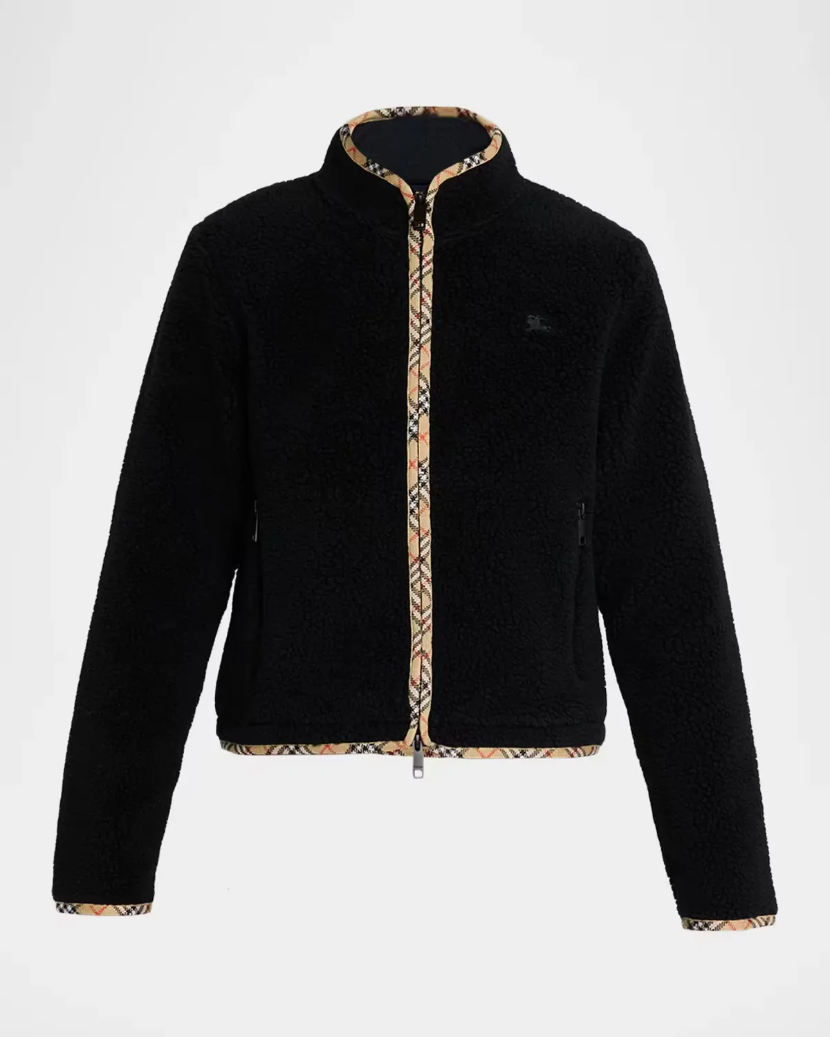 Felicia Wool-Cashmere Fleece Jacket by Burberry