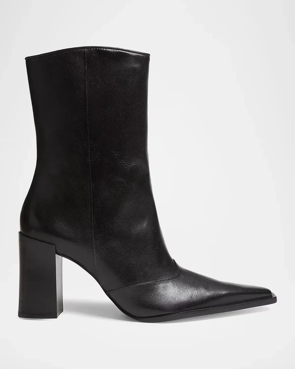 85mm Raffaela Leather Ankle Boots