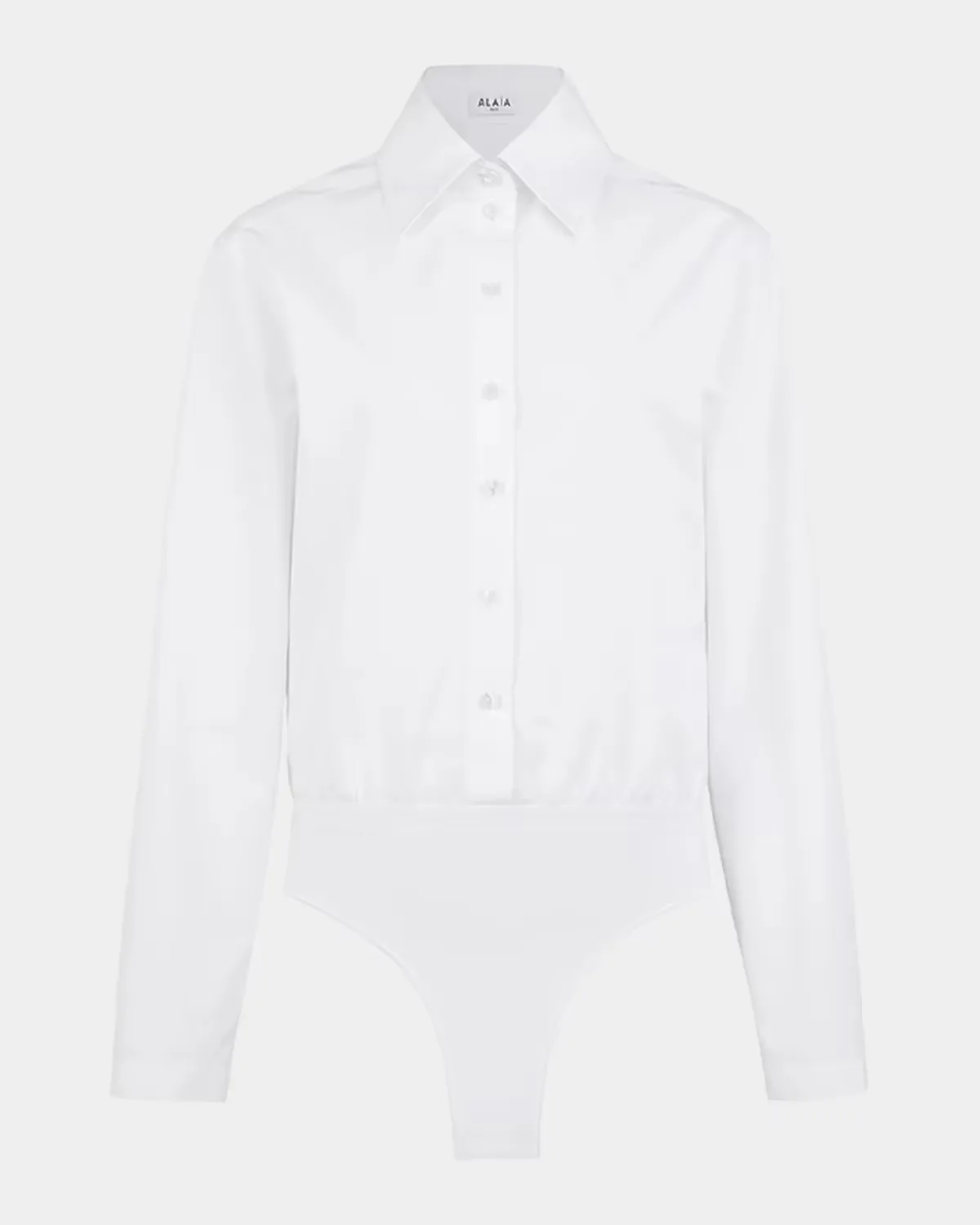 Basque Poplin Cotton Bodysuit by ALAA