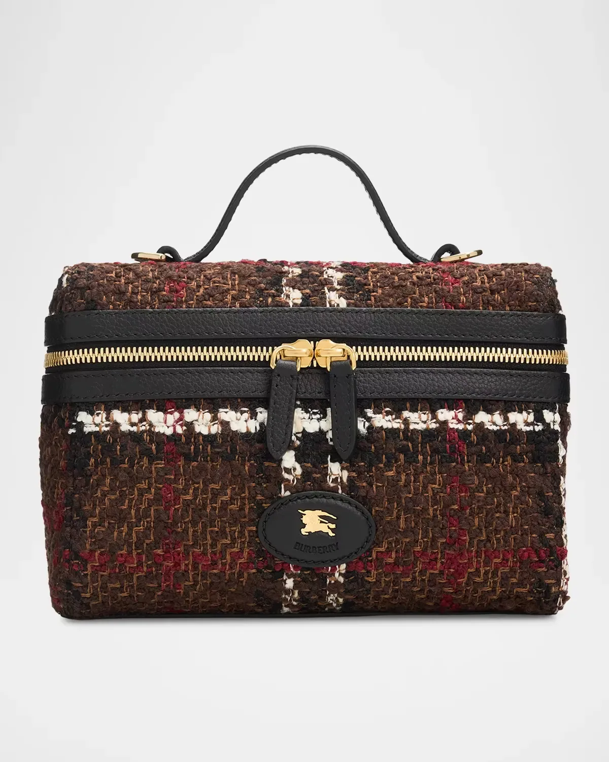 Check Canvas Vanity Bag by Burberry