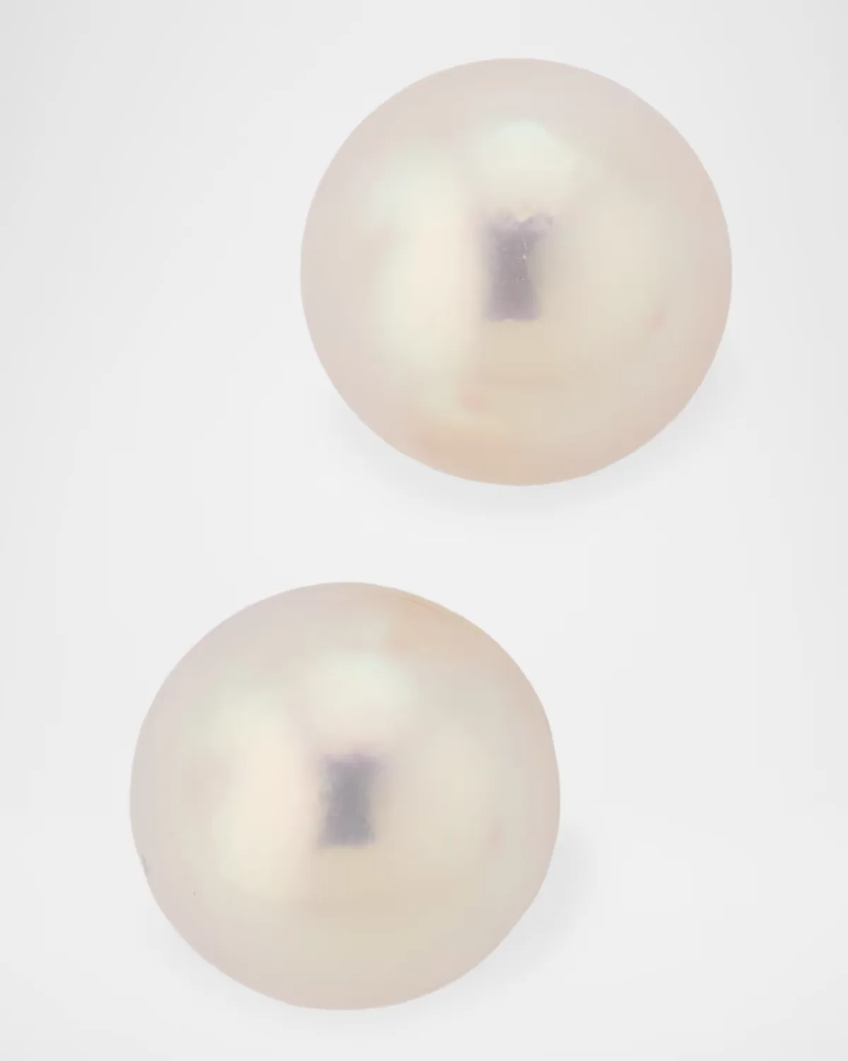 18K White Gold 8mm Akoya Pearl Stud Earrings