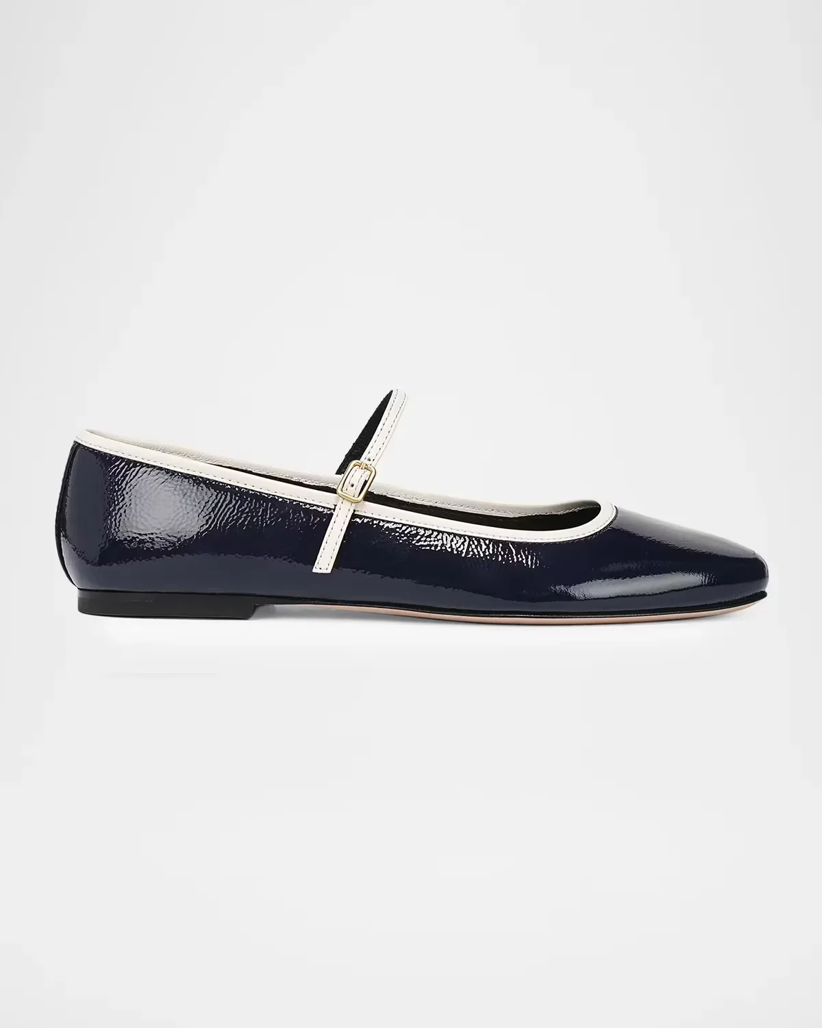 Ellie Patent Leather Mary Jane Ballerina Flats