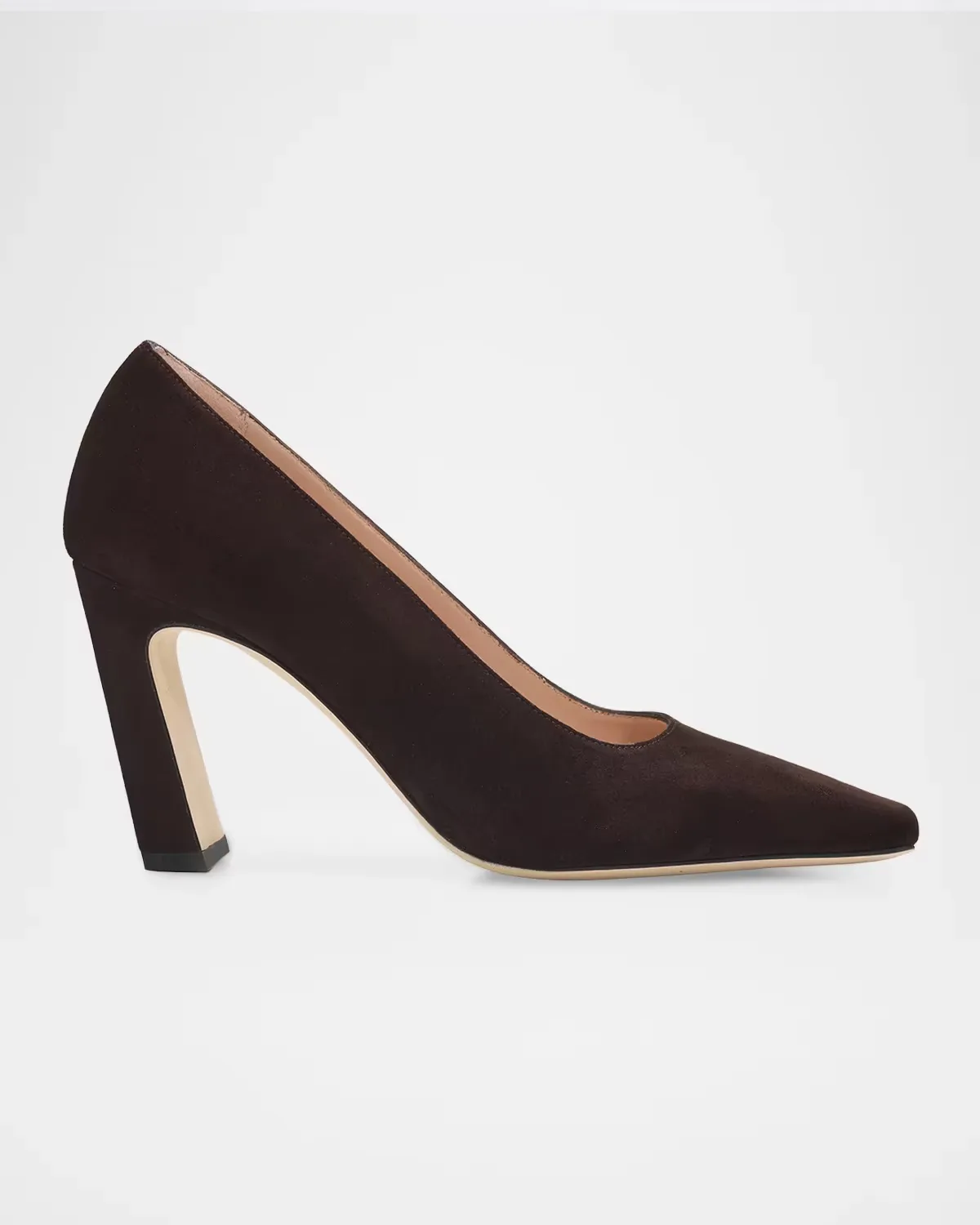 85mm Stassi Satin Pumps