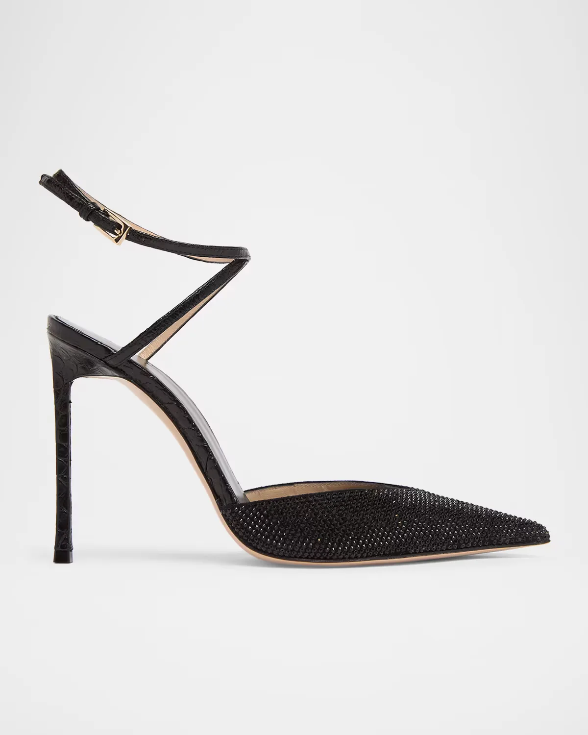 Selen 105MM Embellished Leather Pumps by Tom Ford