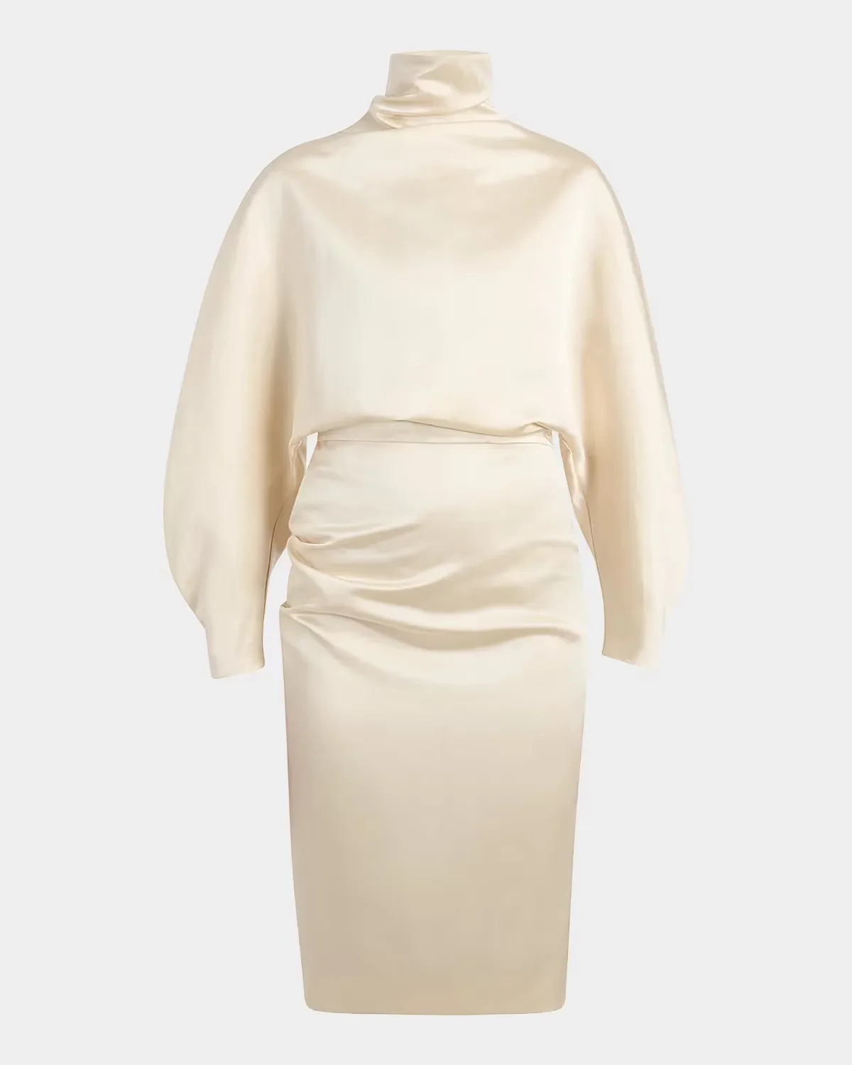 Harlin Turtleneck Knee-Length Dress by Khaite