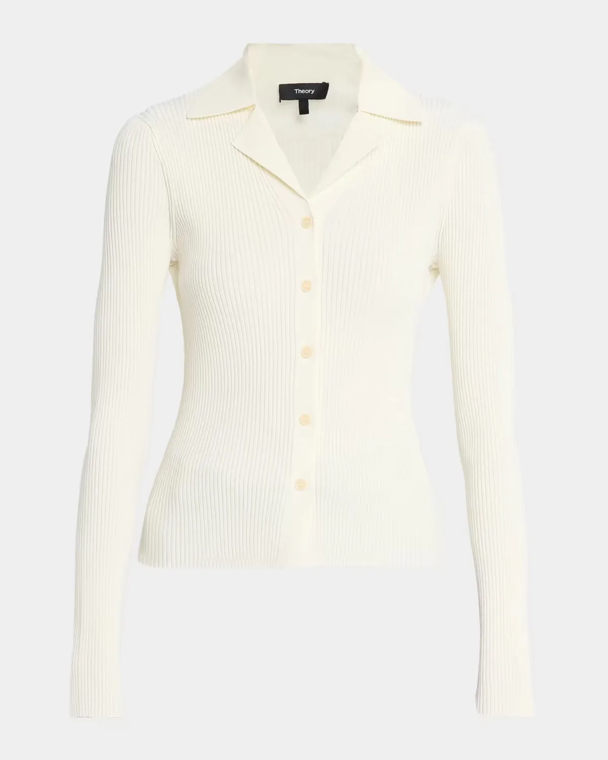 Slim Rib-Knit Shirt by Theory