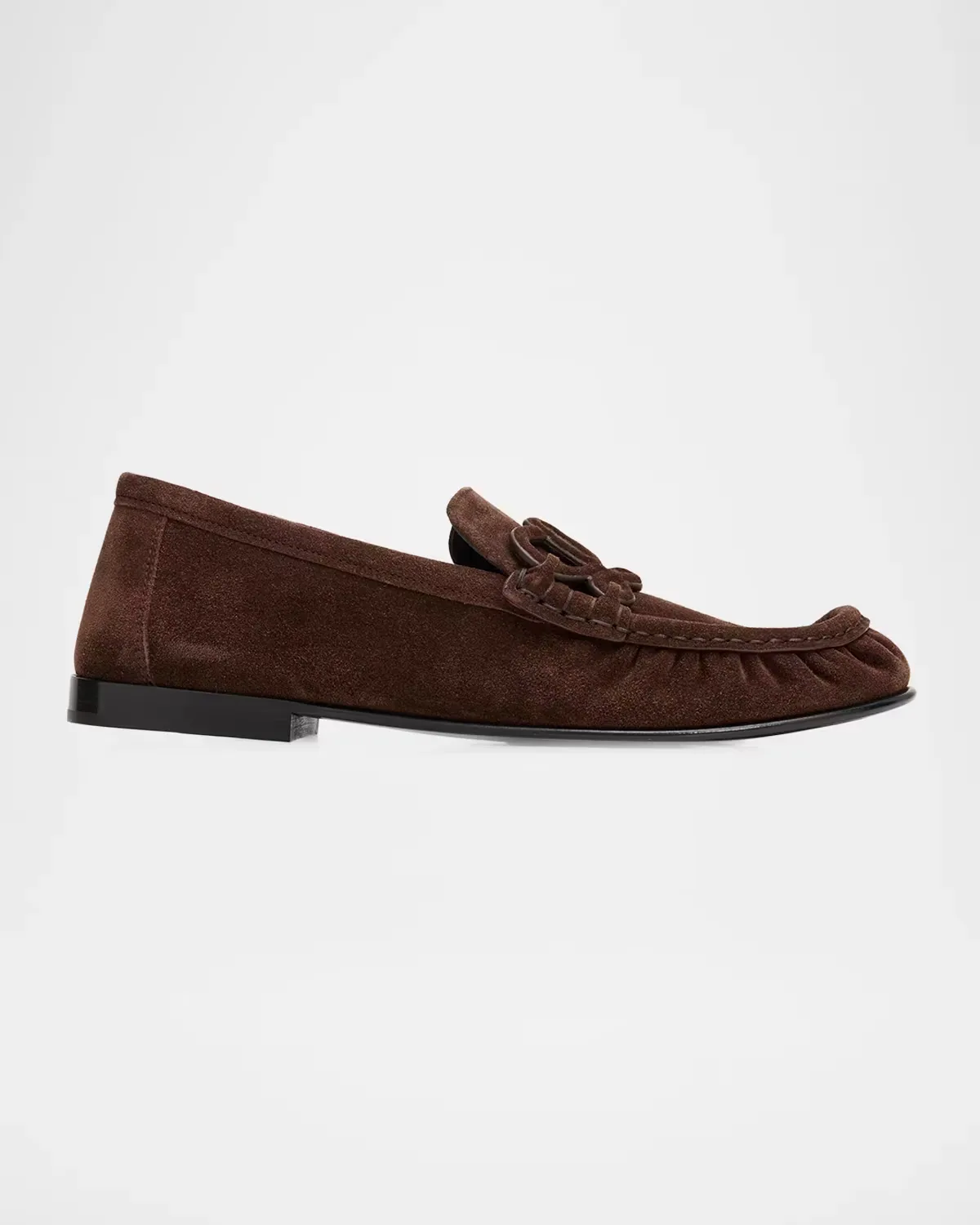 Double L Suede Loafers by LOEWE