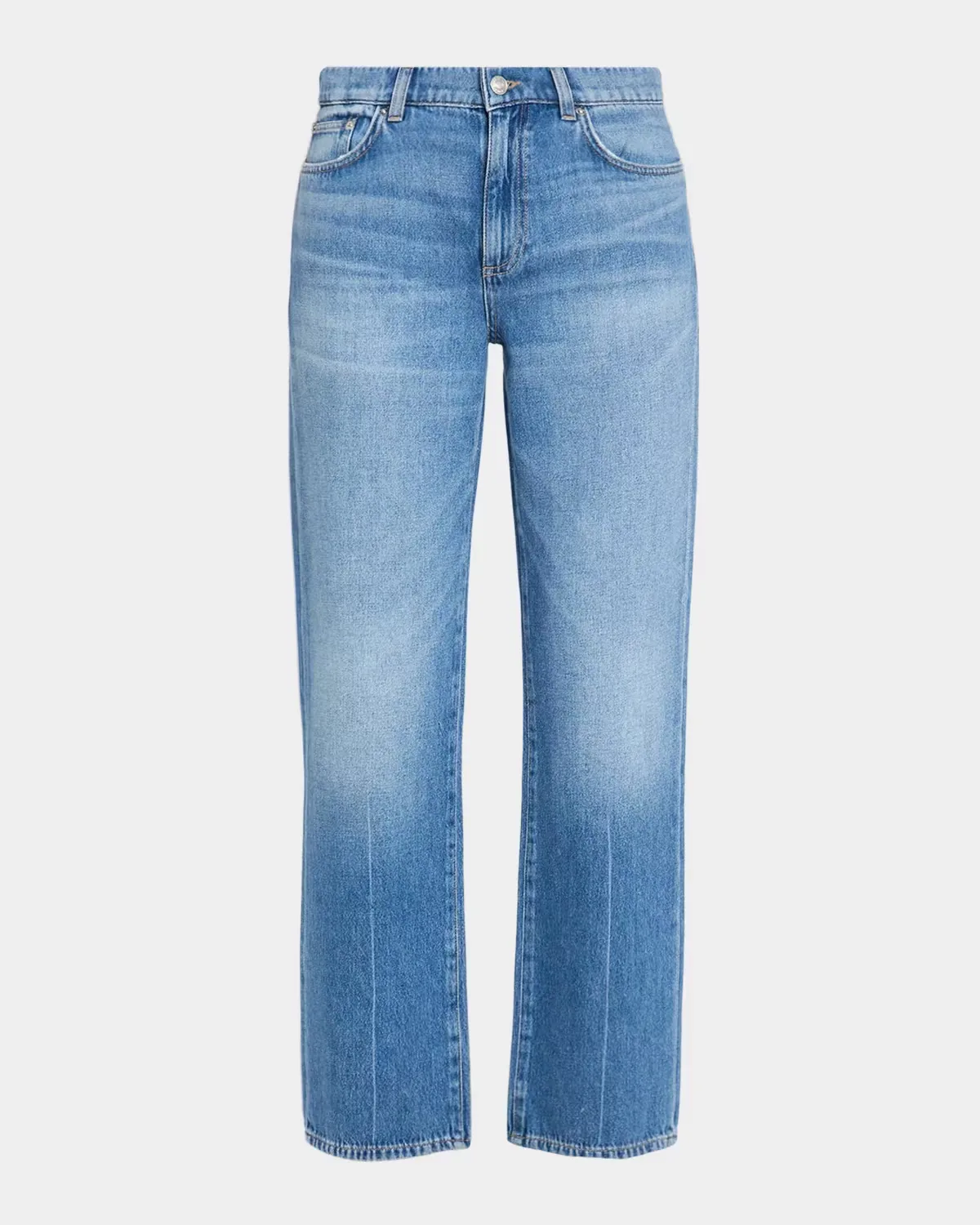 90's Faded Wash Straight Jeans