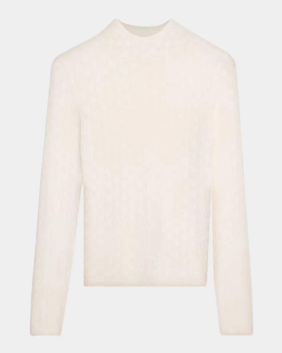 Rhea Pointelle Mock-Neck Top by Sablyn