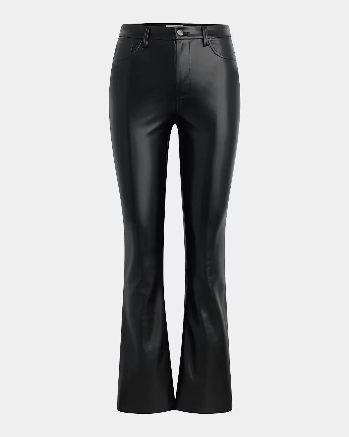 The Vegan Leather Flare Pants