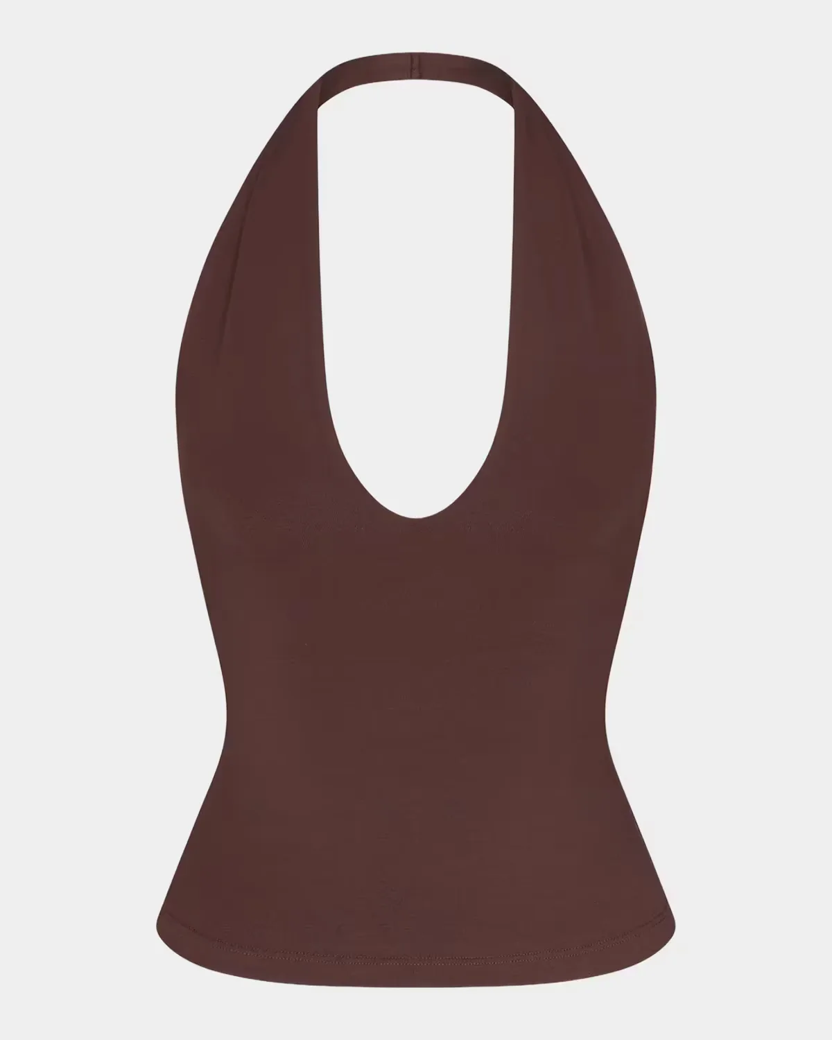 Low-Back Plunging Halter Top by SKIMS