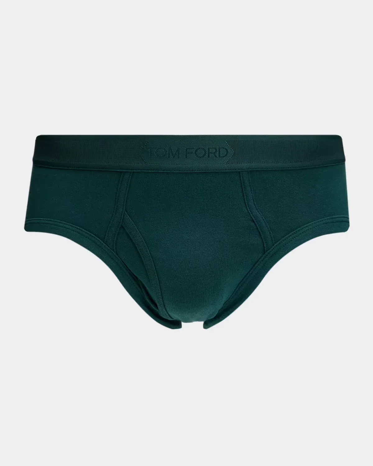 Solid Cotton Jersey Briefs by Tom Ford